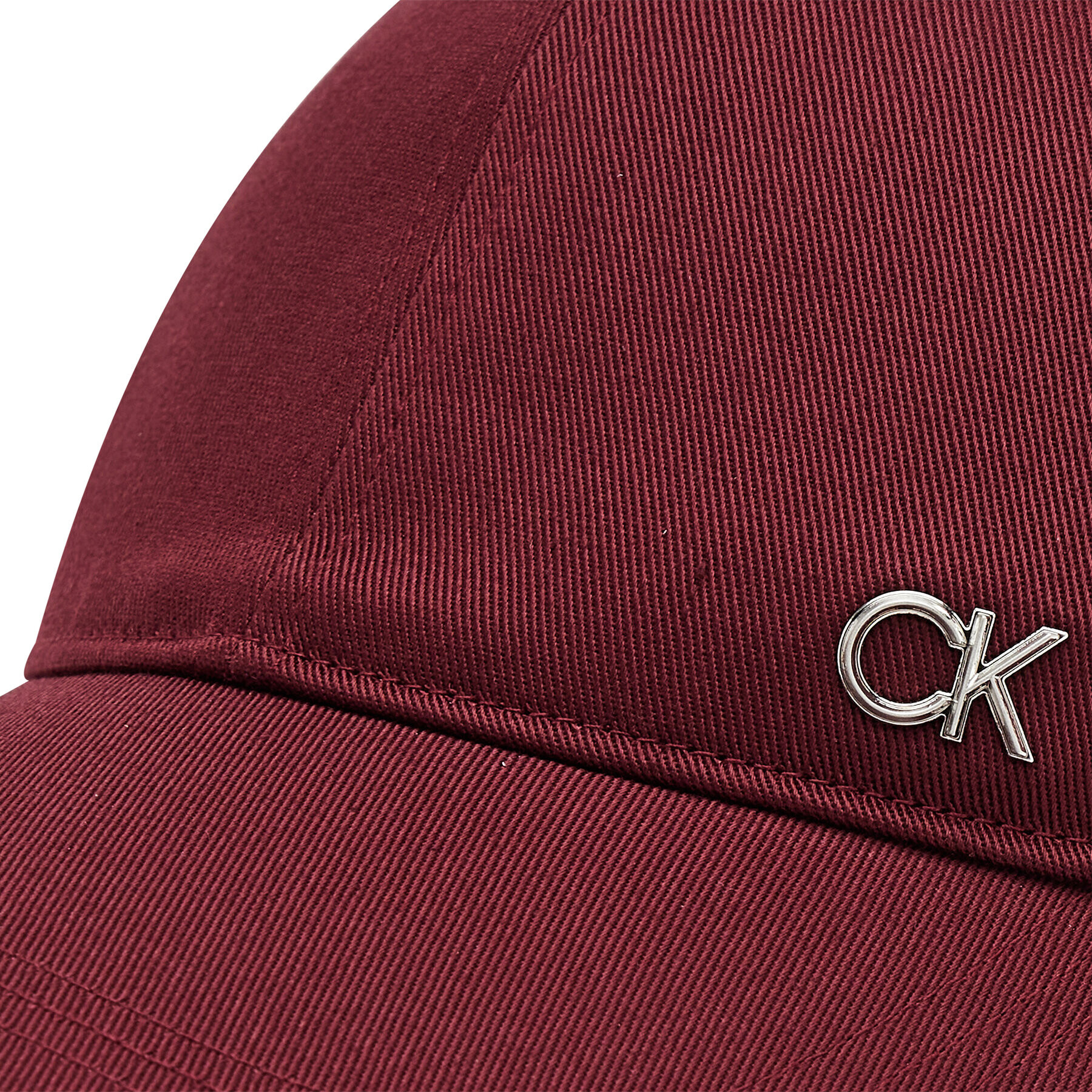 Calvin Klein Kapa s šiltom Ck Spiked Metal Bb Cap K50K507527 Bordo rdeča - Pepit.si