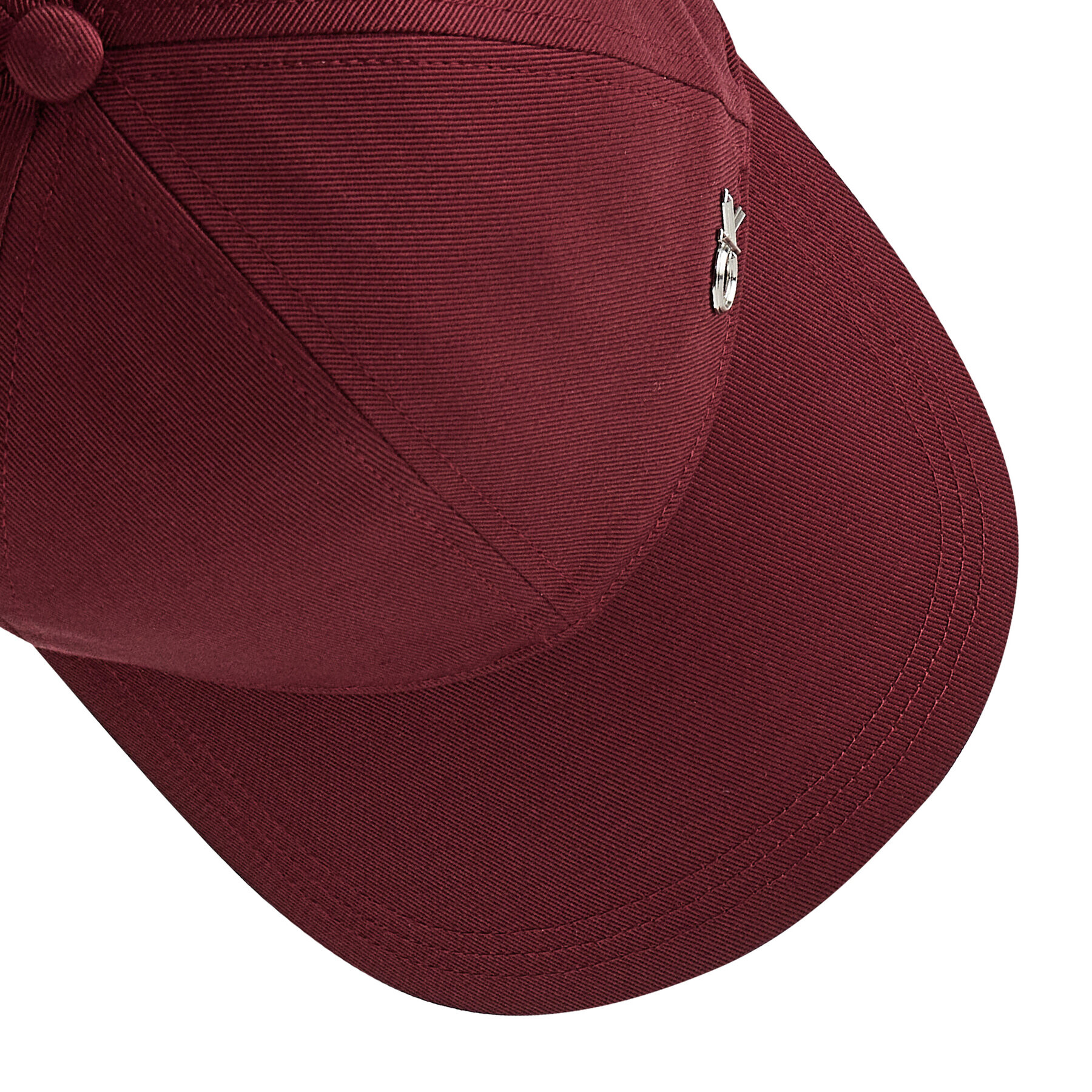 Calvin Klein Kapa s šiltom Ck Spiked Metal Bb Cap K50K507527 Bordo rdeča - Pepit.si