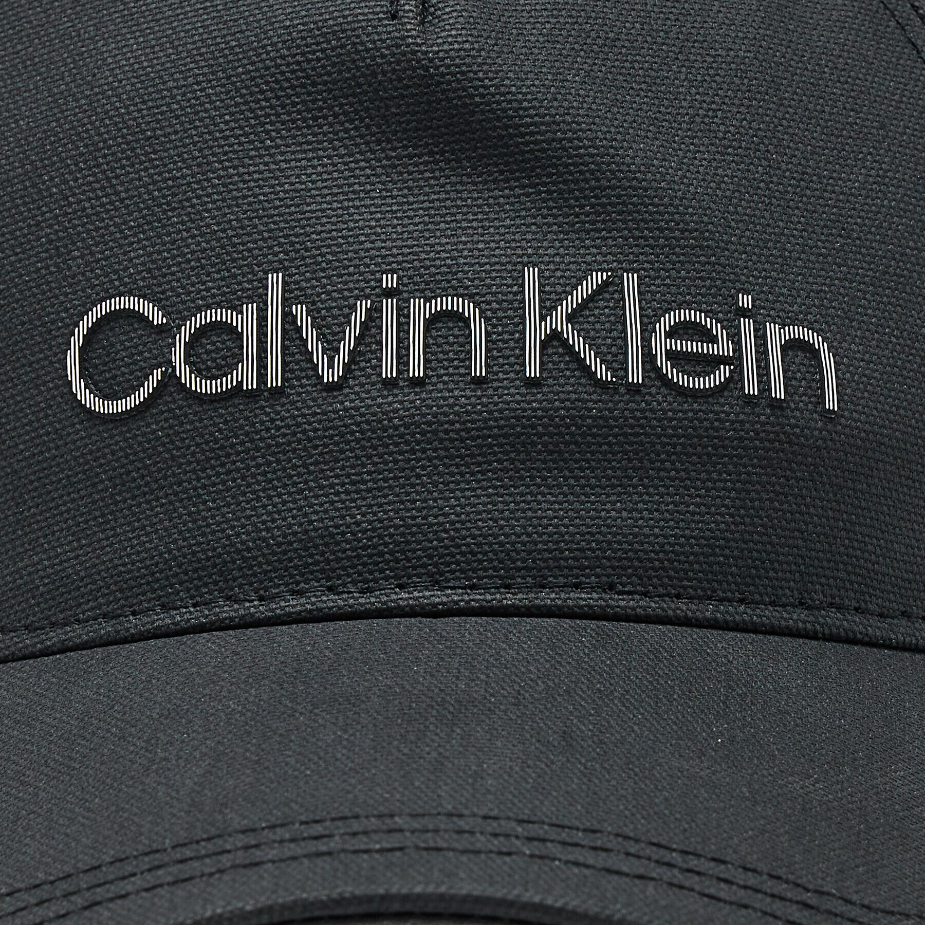 Calvin Klein Kapa s šiltom Coated Branding K50K509935 Črna - Pepit.si