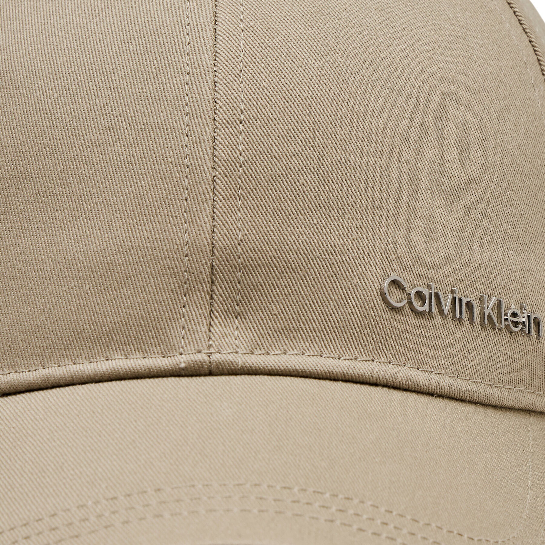 Calvin Klein Kapa s šiltom Metal Lettering K50K511310 Bež - Pepit.si