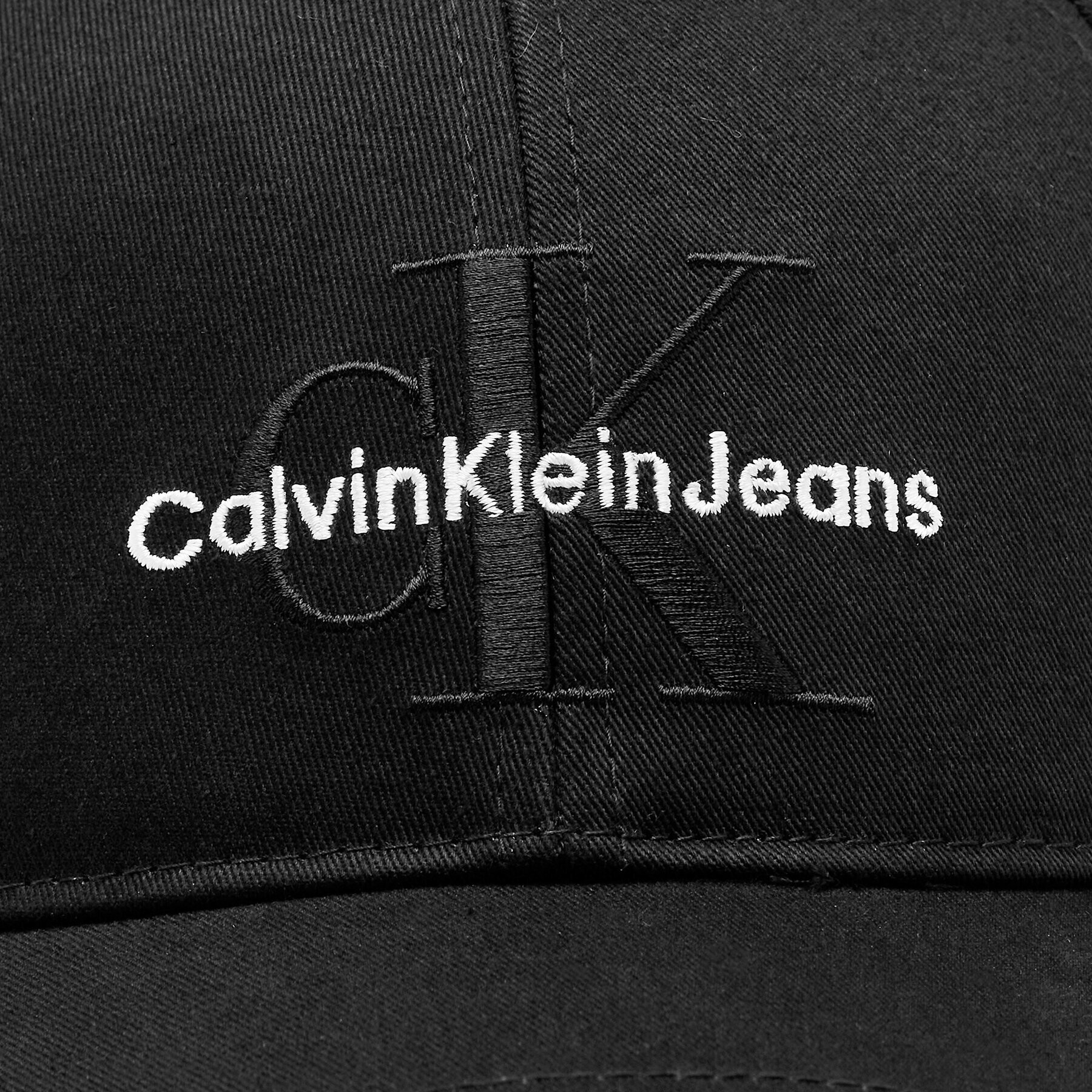 Calvin Klein Kapa s šiltom Monogram K50K510061 Črna - Pepit.si