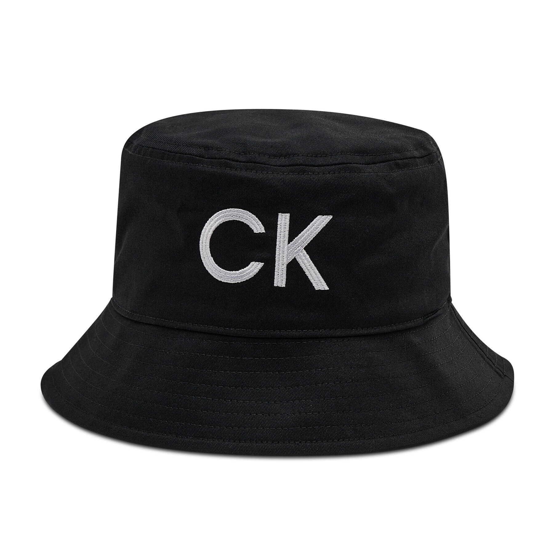 Calvin Klein Klobuk Bucket Lines Embro K50K508160 Črna - Pepit.si