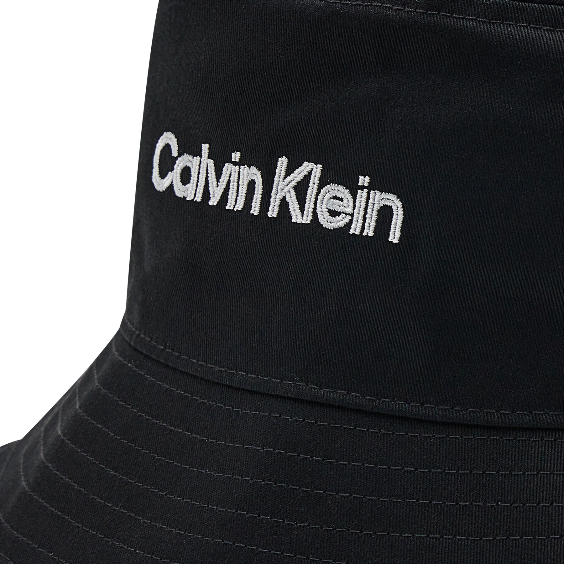 Calvin Klein Klobuk Double Line Embro Bucket K50K508736 Črna - Pepit.si