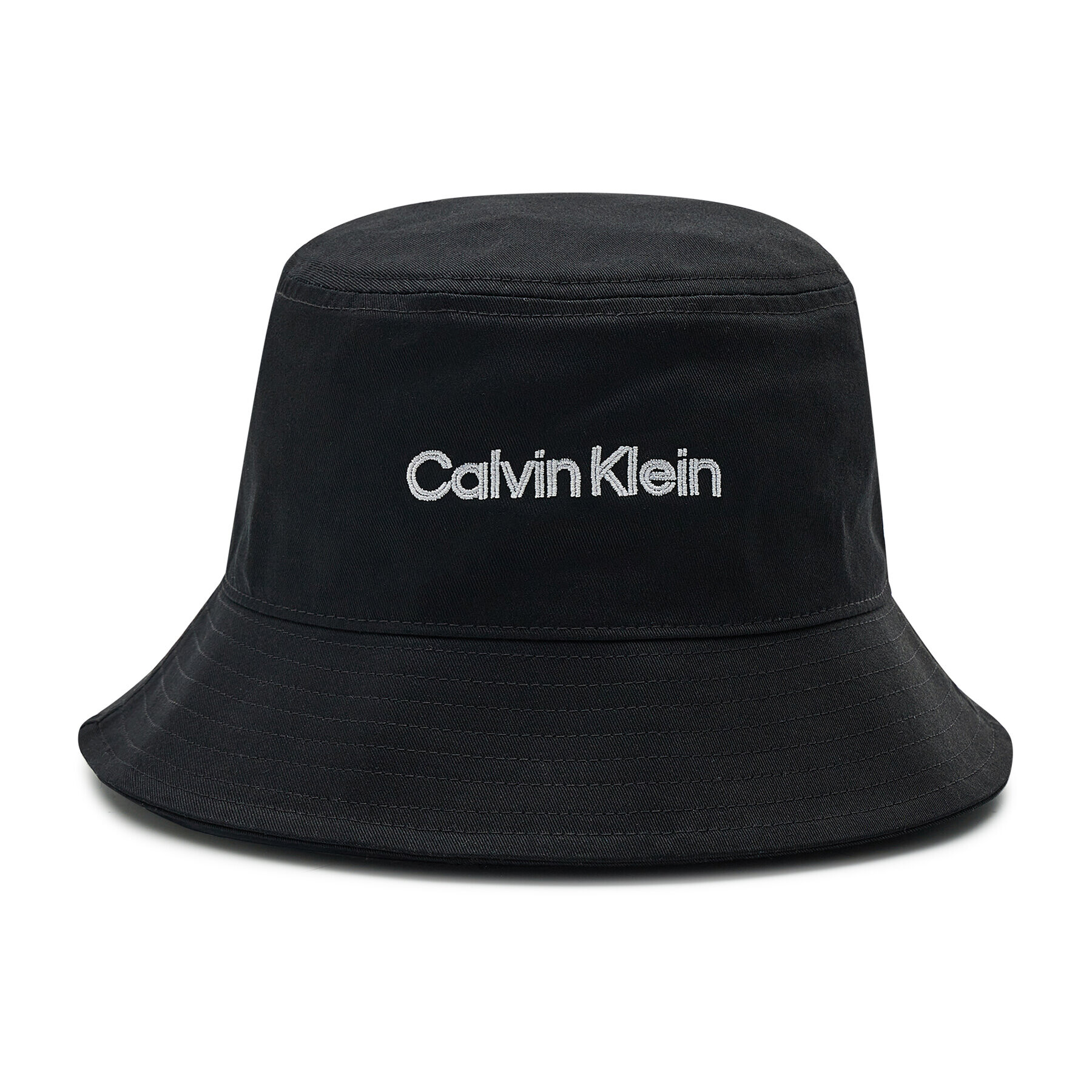 Calvin Klein Klobuk Double Line Embro Bucket K50K508736 Črna - Pepit.si