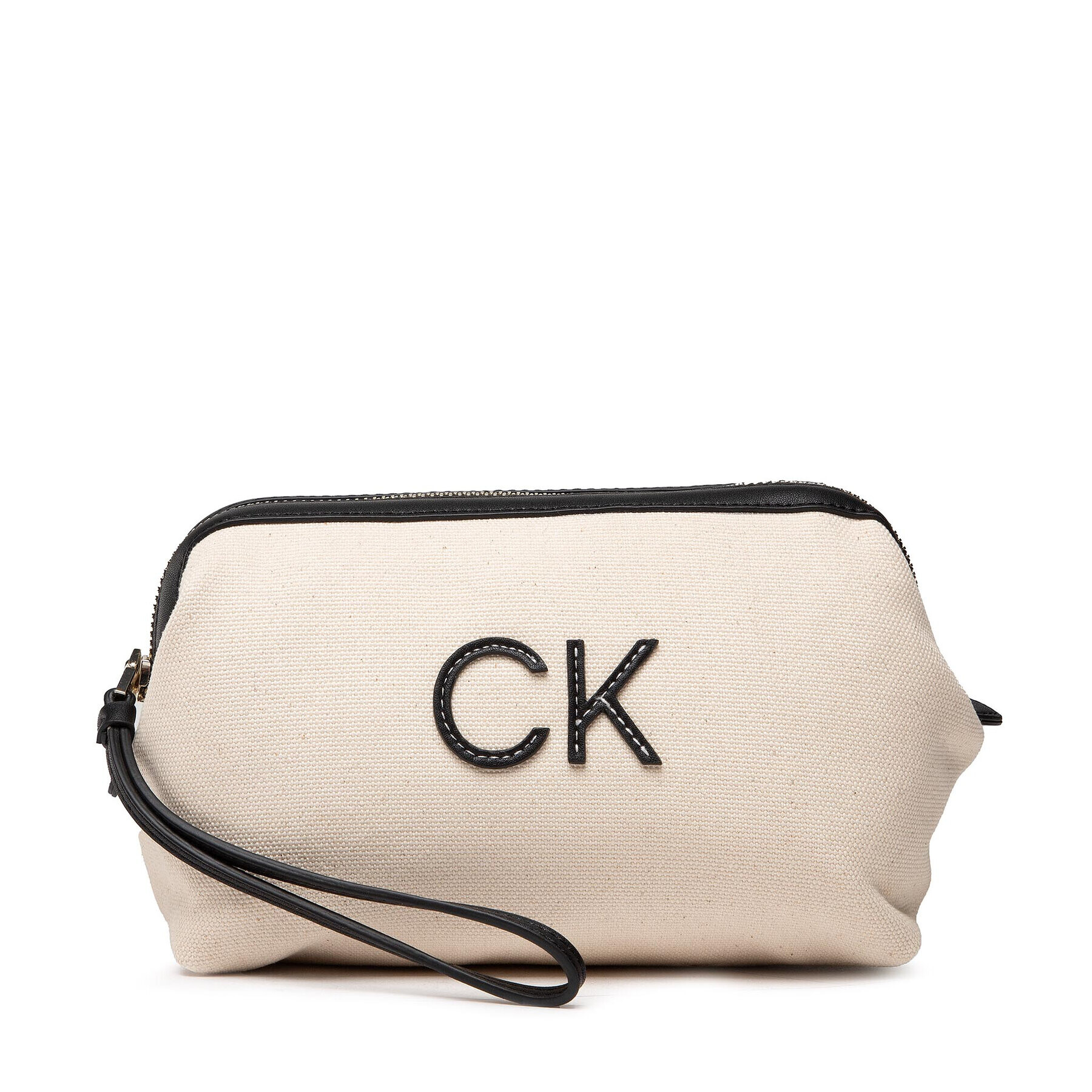 Calvin Klein Kozmetični kovček Calvin Resort Washbag Canvas K60K609484 Bež - Pepit.si