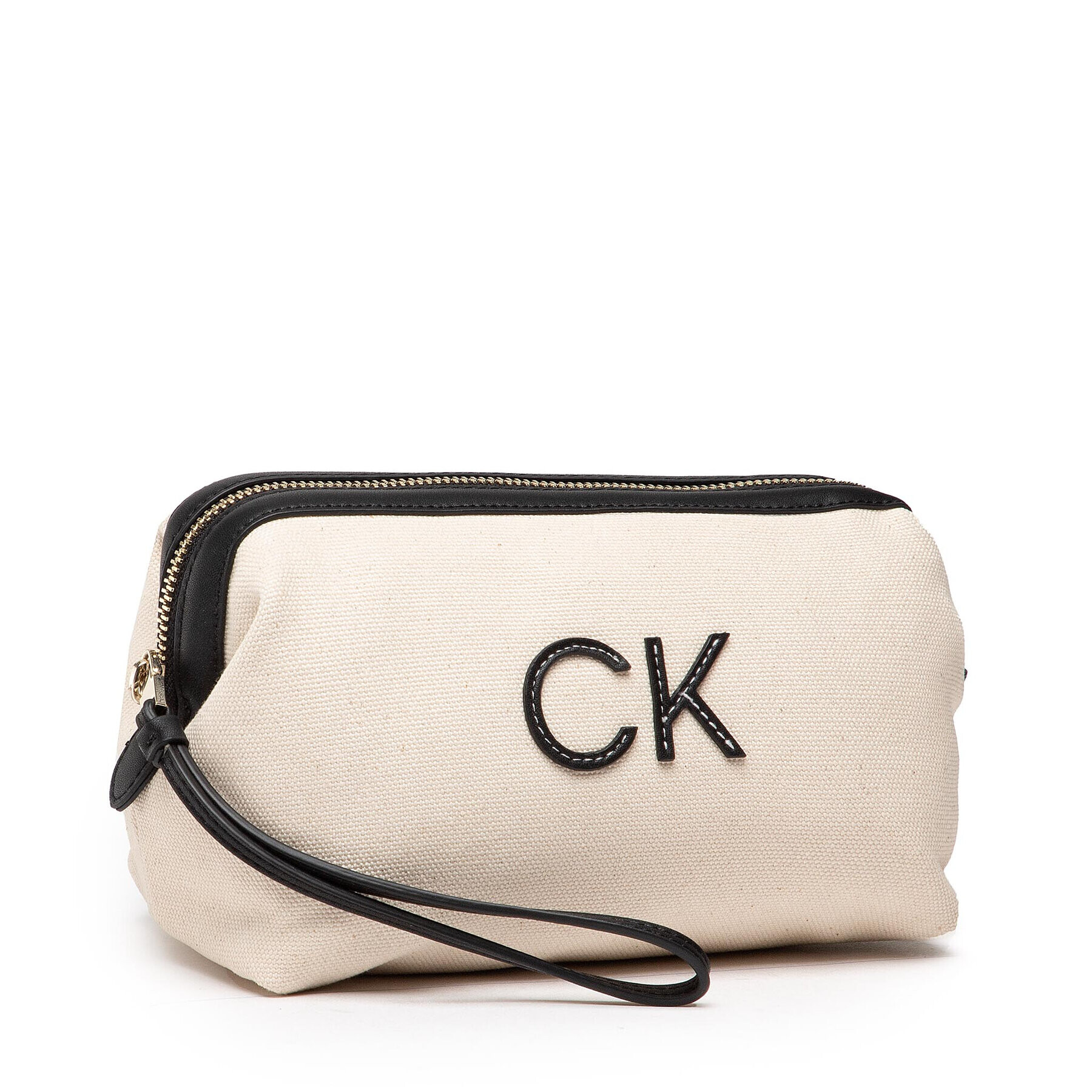 Calvin Klein Kozmetični kovček Calvin Resort Washbag Canvas K60K609484 Bež - Pepit.si