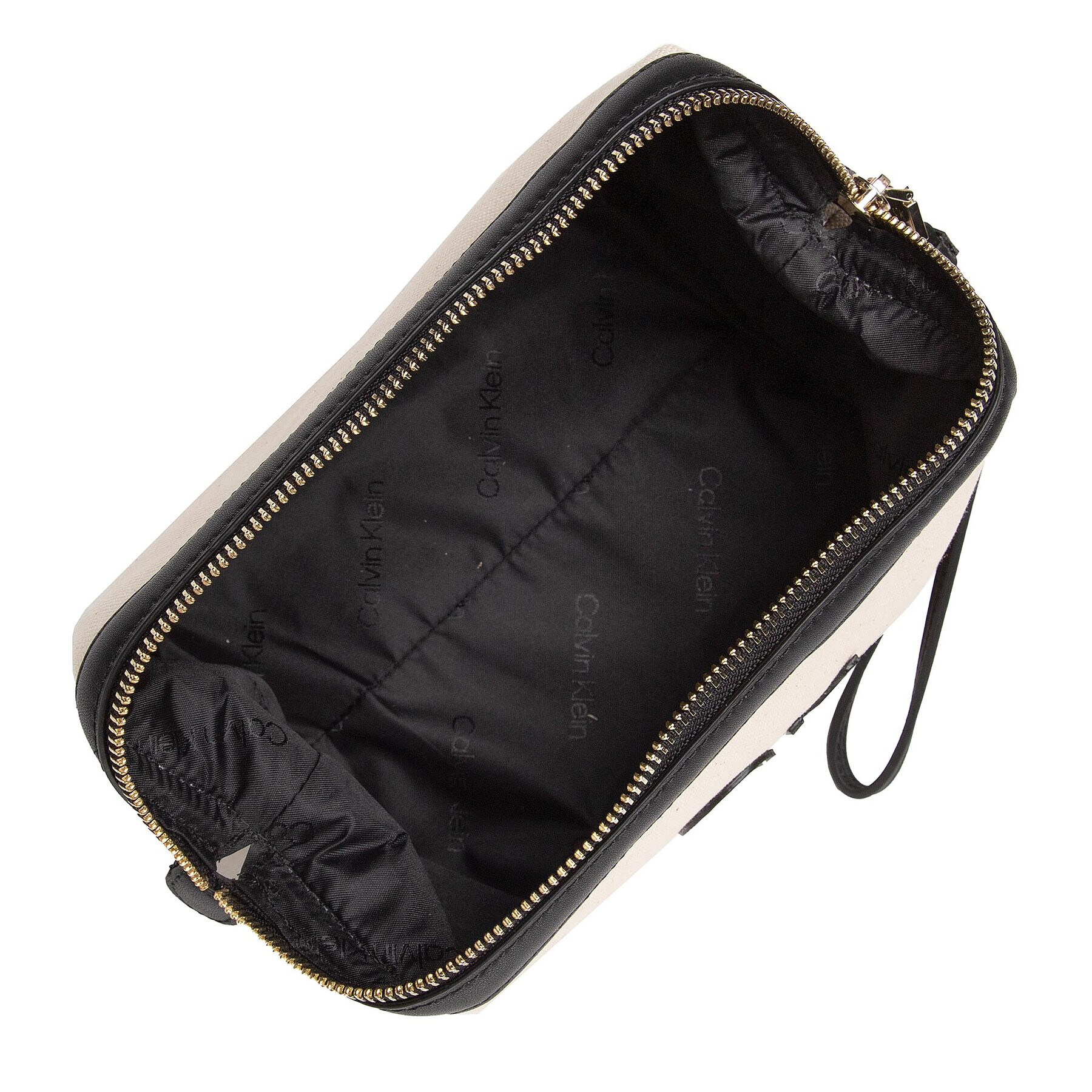 Calvin Klein Kozmetični kovček Calvin Resort Washbag Canvas K60K609484 Bež - Pepit.si