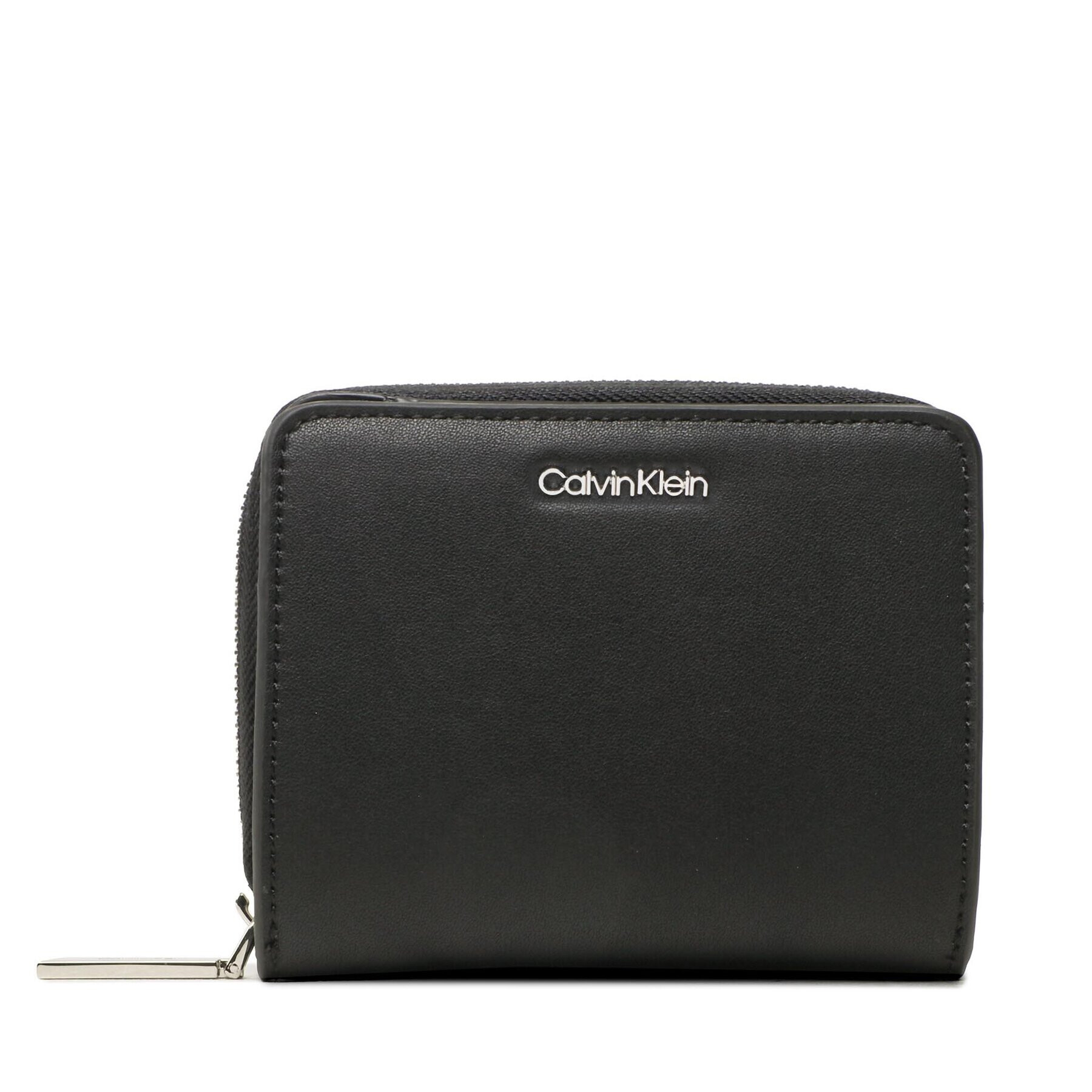 Calvin Klein Majhna ženska denarnica Ck Must Z/A Walle W/Flap Md K60K610300 Črna - Pepit.si