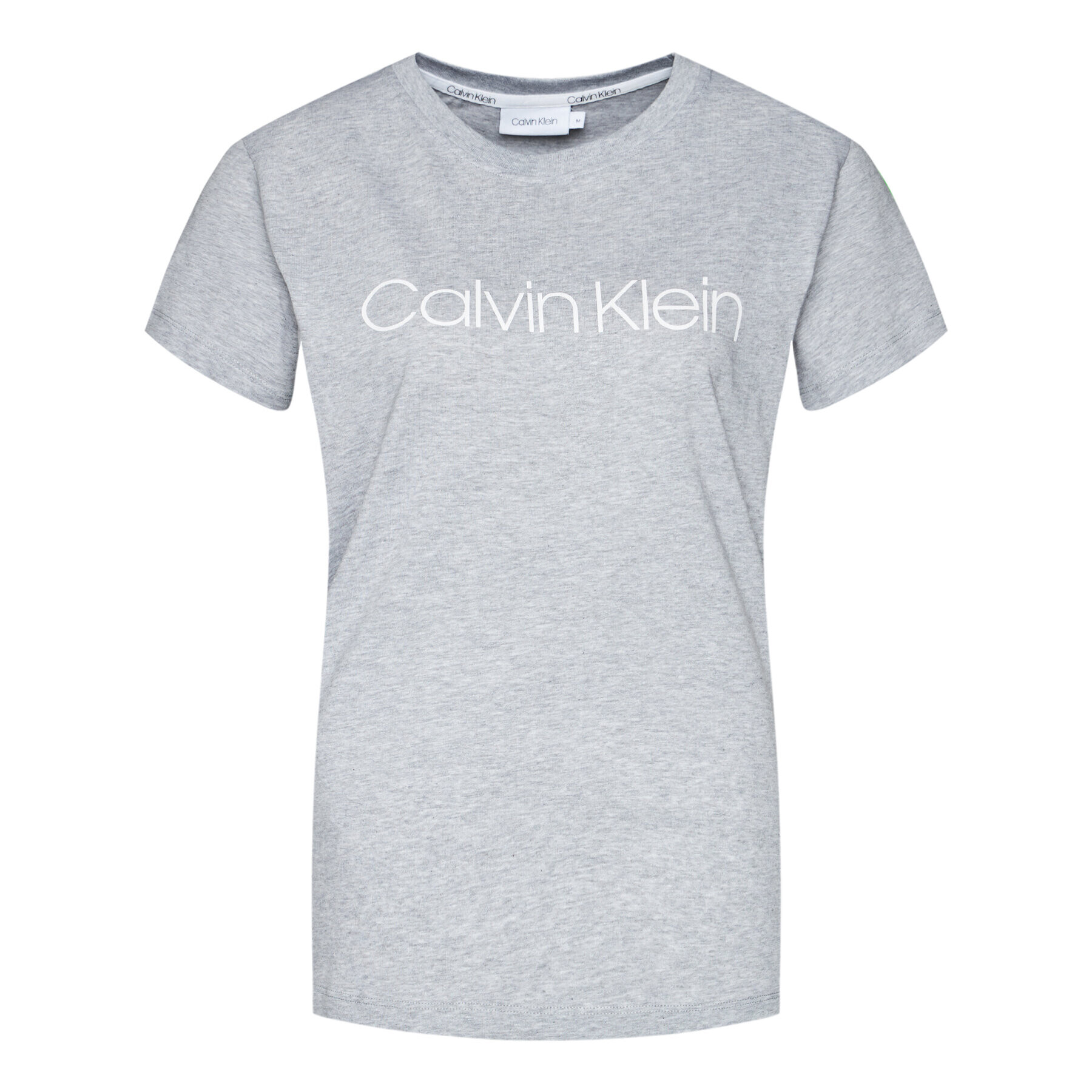 Calvin Klein Majica Core Logo K20K202142 Siva Regular Fit - Pepit.si