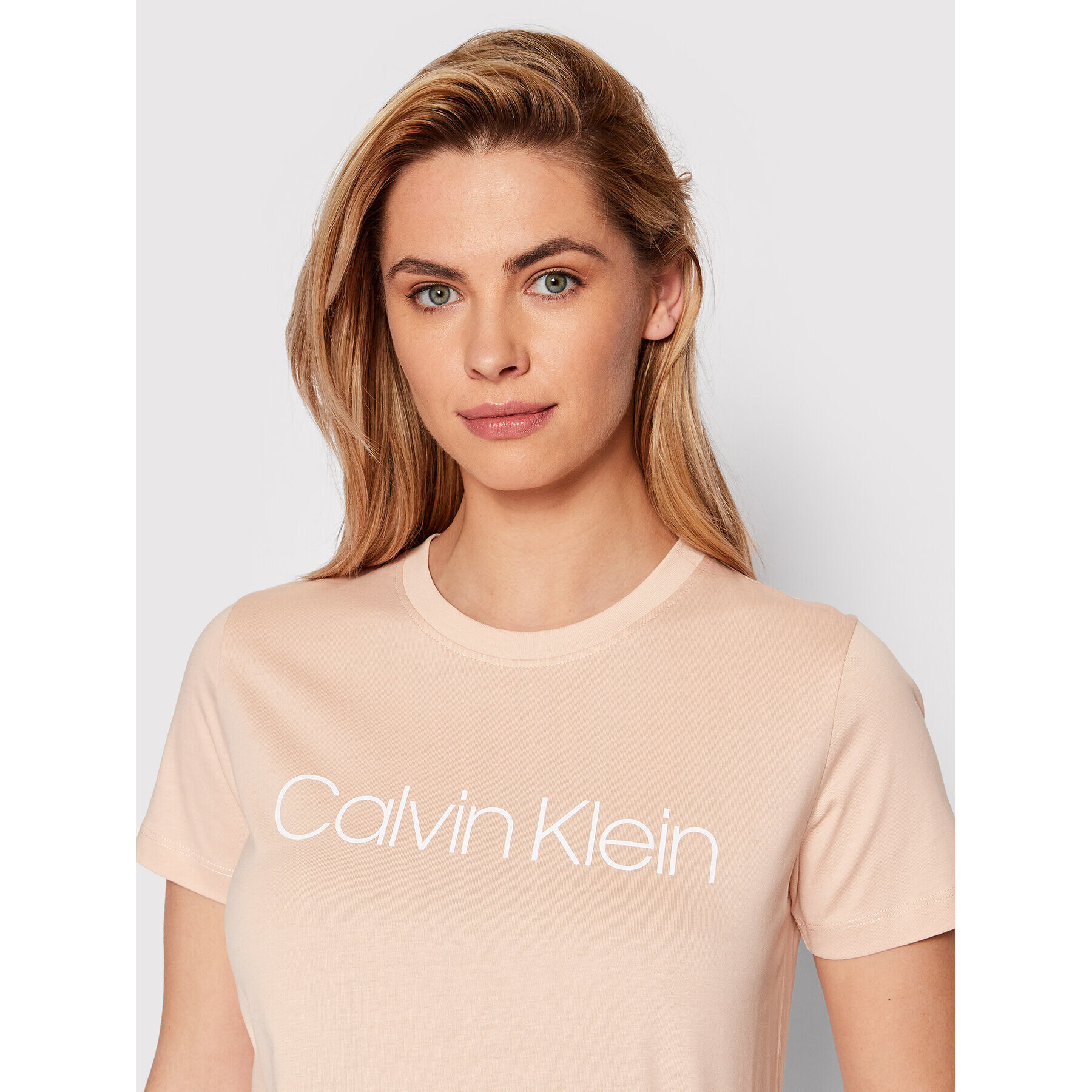 Calvin Klein Majica K20K202142 Roza Regular Fit - Pepit.si