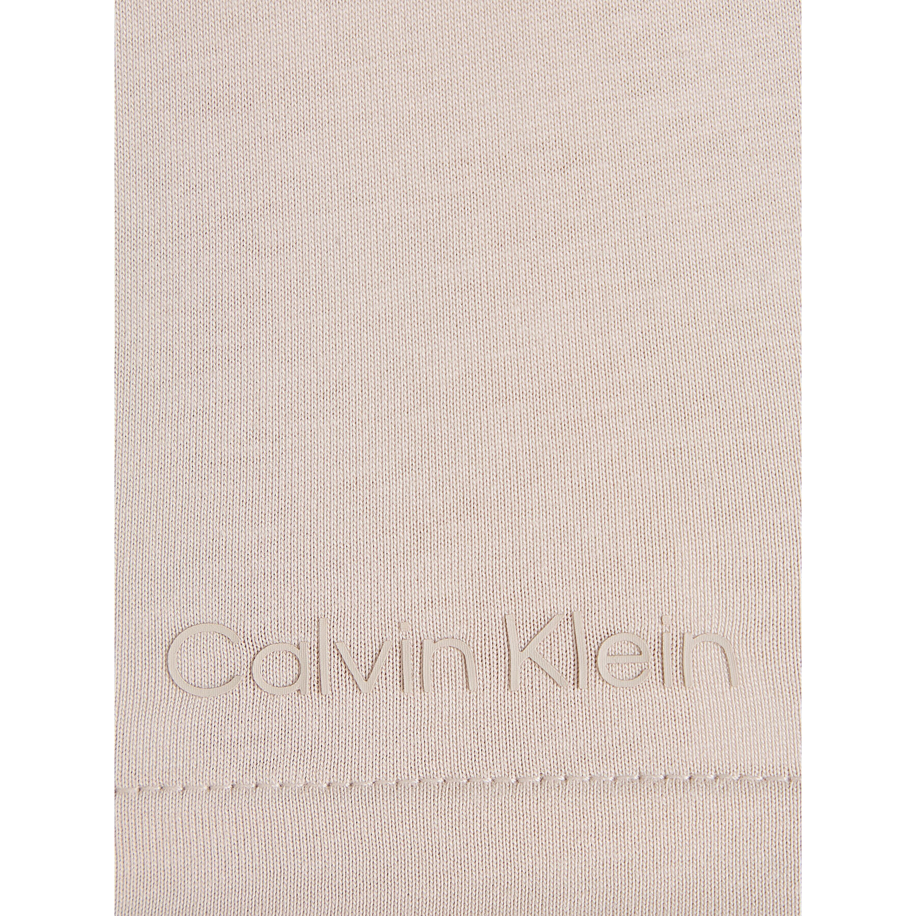 Calvin Klein Majica K20K205410 Bež Relaxed Fit - Pepit.si