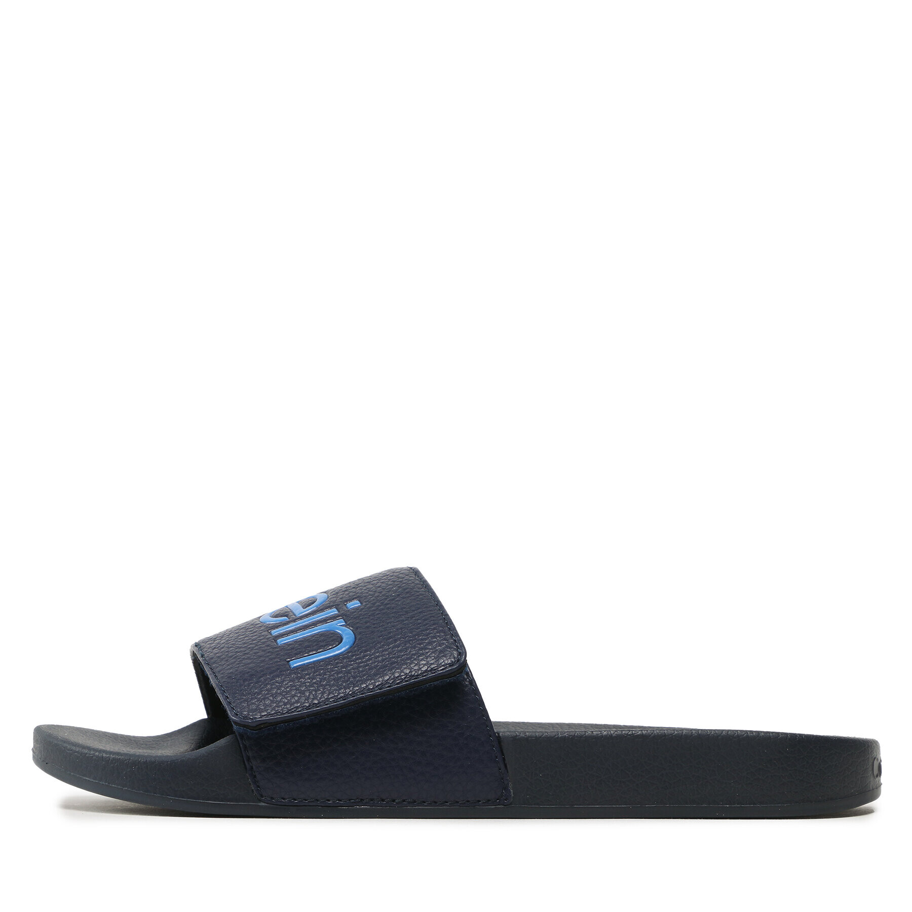 Calvin Klein Natikači Adj Pool Slide Pu HM0HM00957 Mornarsko modra - Pepit.si