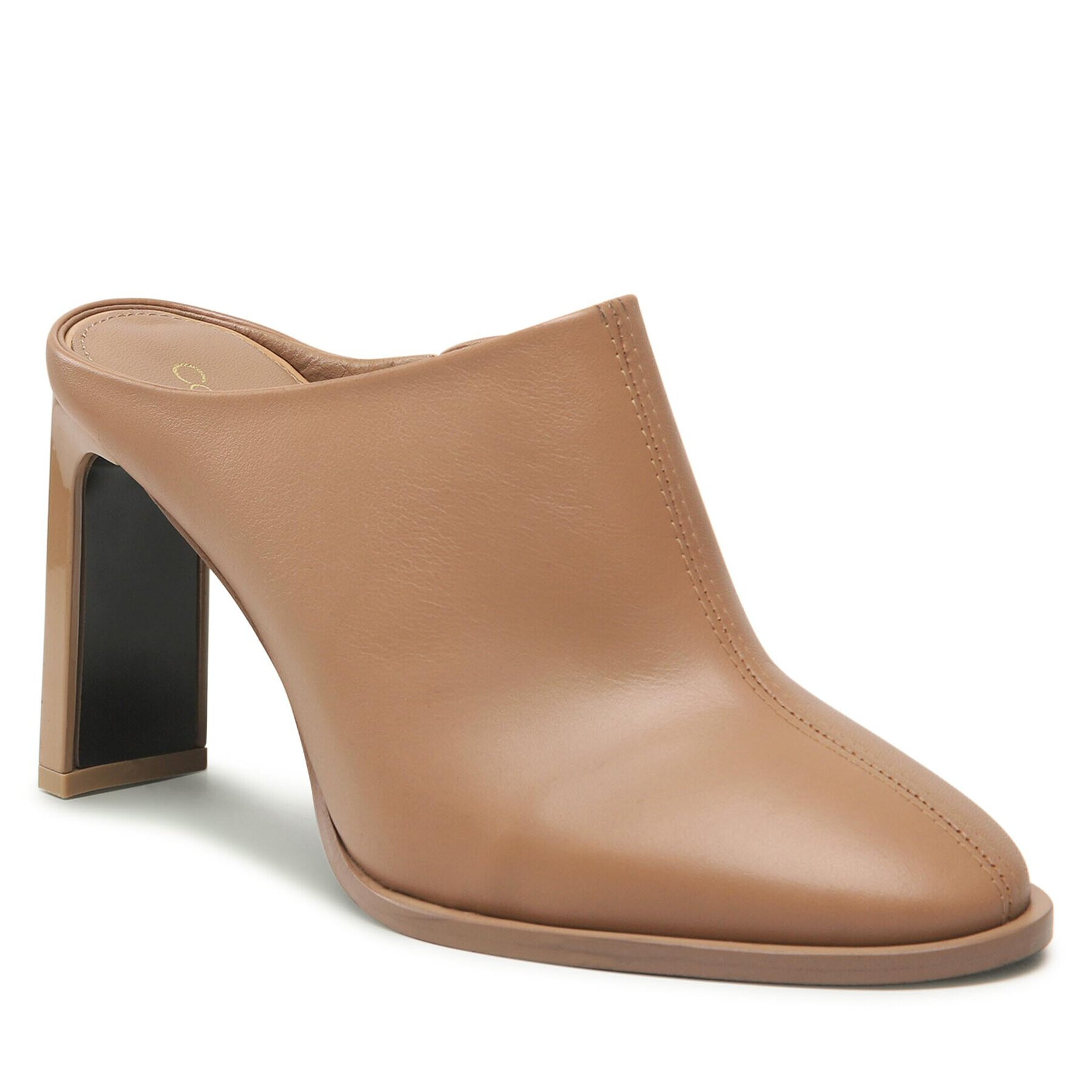 Calvin Klein Natikači Curved Stil Mule 80 HW0HW01542 Rjava - Pepit.si