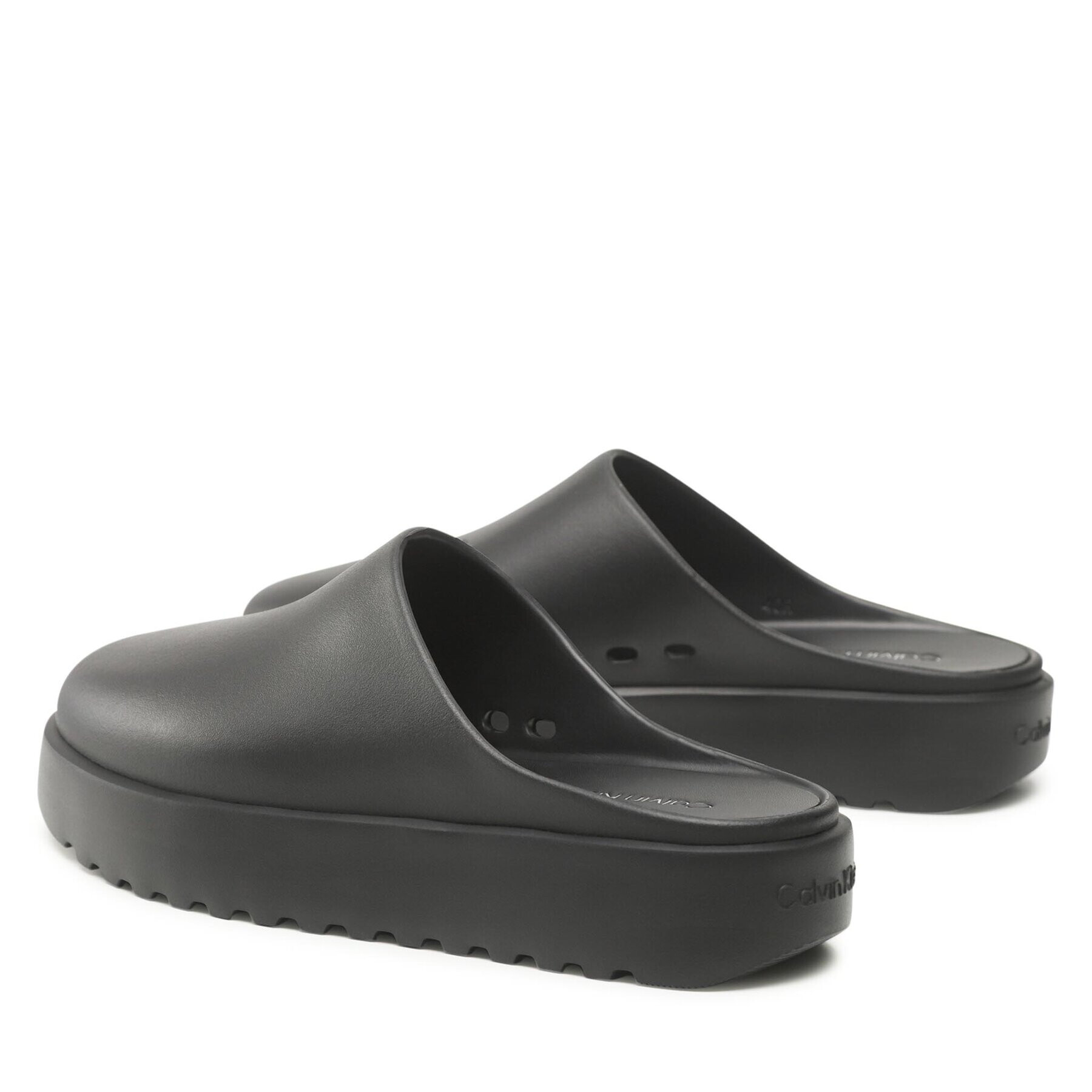 Calvin Klein Natikači Mule Slipper HM0HM00872 Črna - Pepit.si