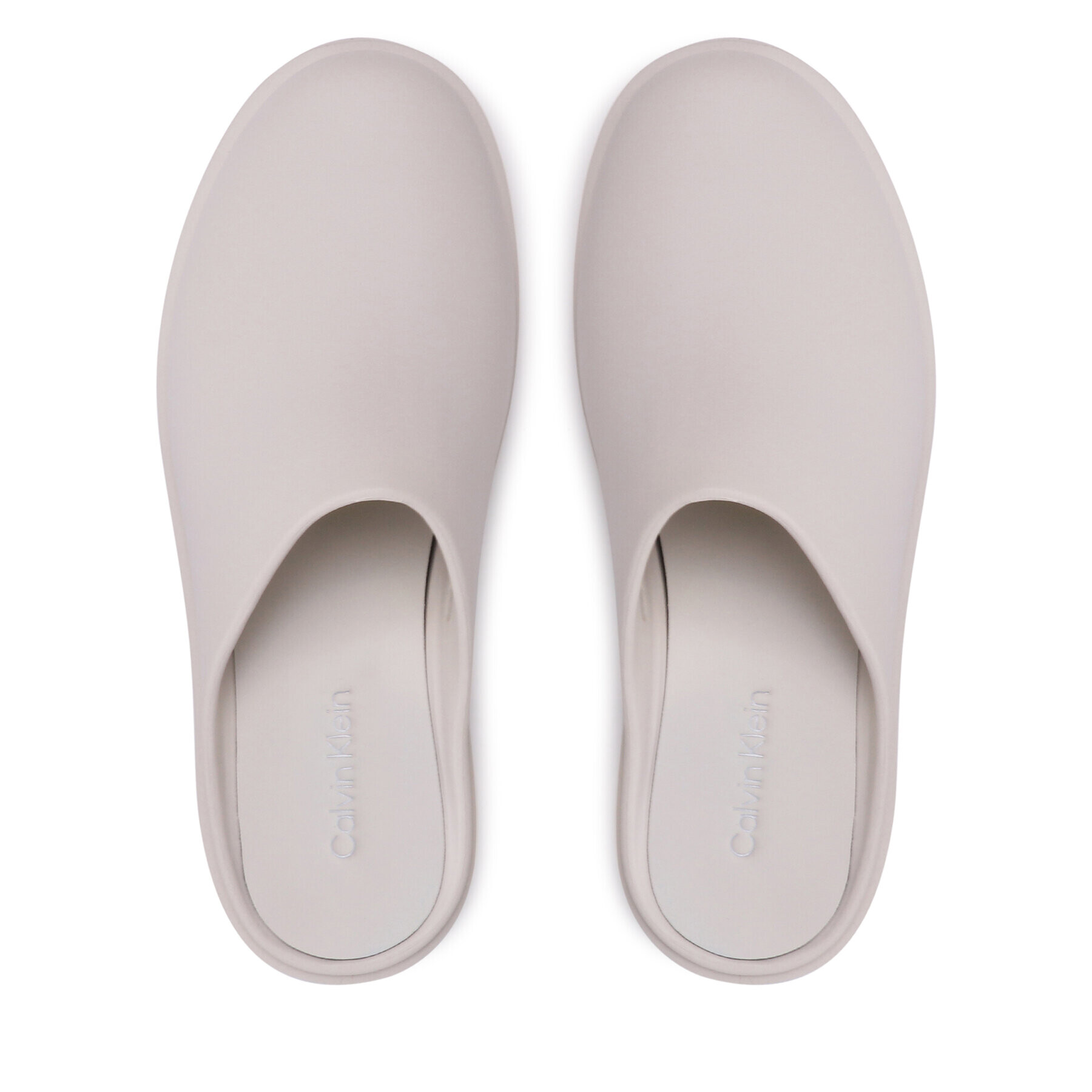 Calvin Klein Natikači Mule Slipper HM0HM00872 Écru - Pepit.si