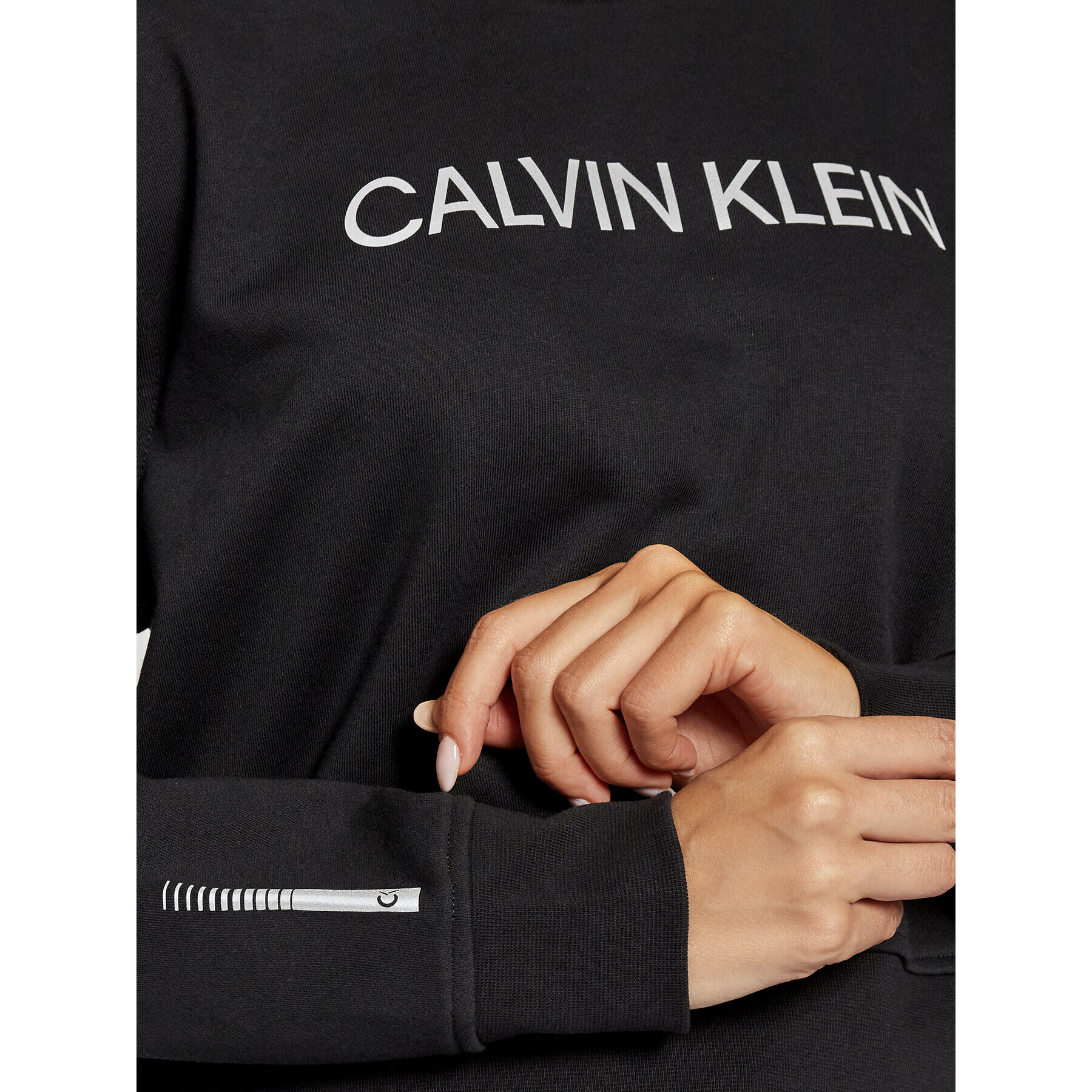 Calvin Klein Performance Jopa 00GWF1W312 Črna Cropped Fit - Pepit.si