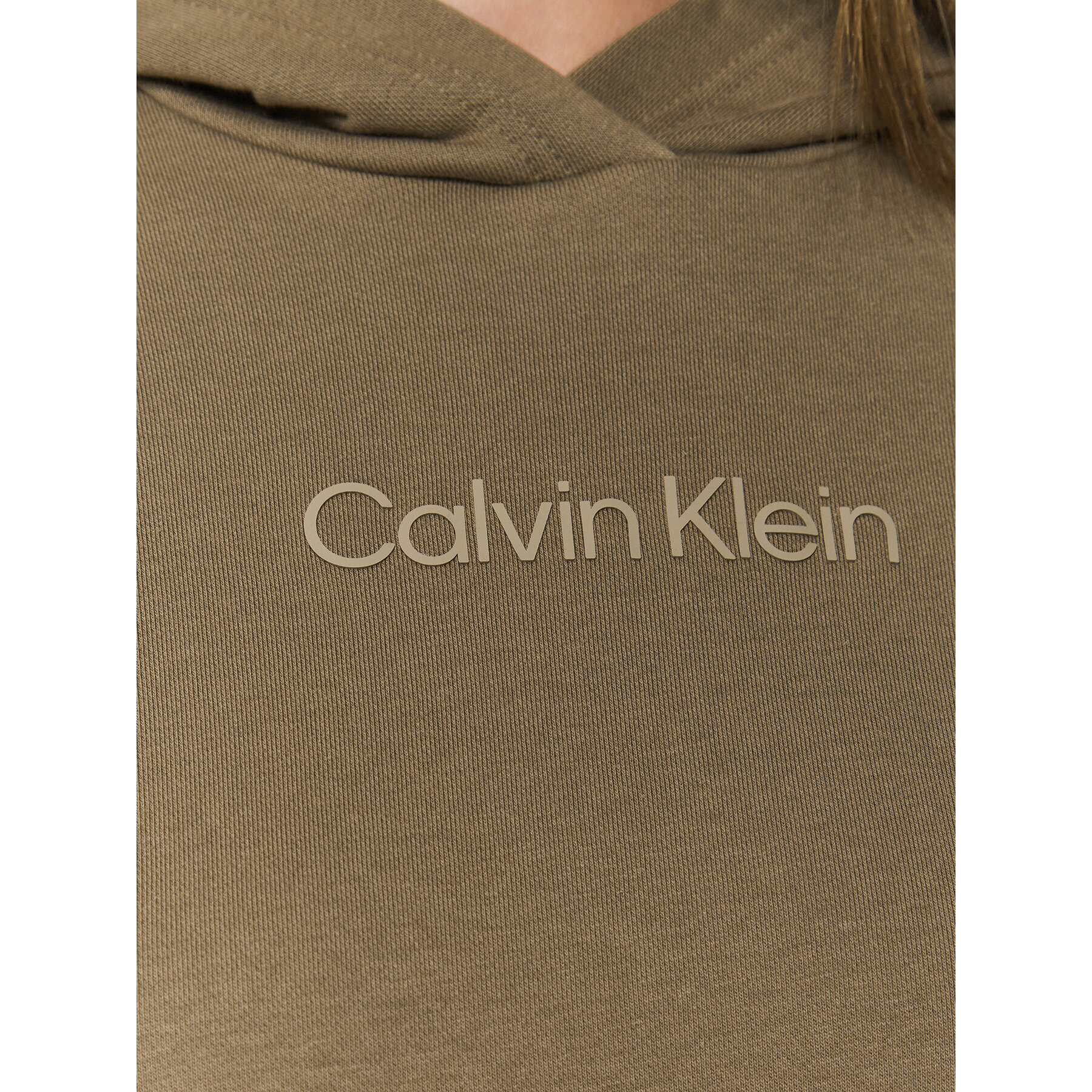 Calvin Klein Performance Jopa 00GWS3W300 Zelena Regular Fit - Pepit.si