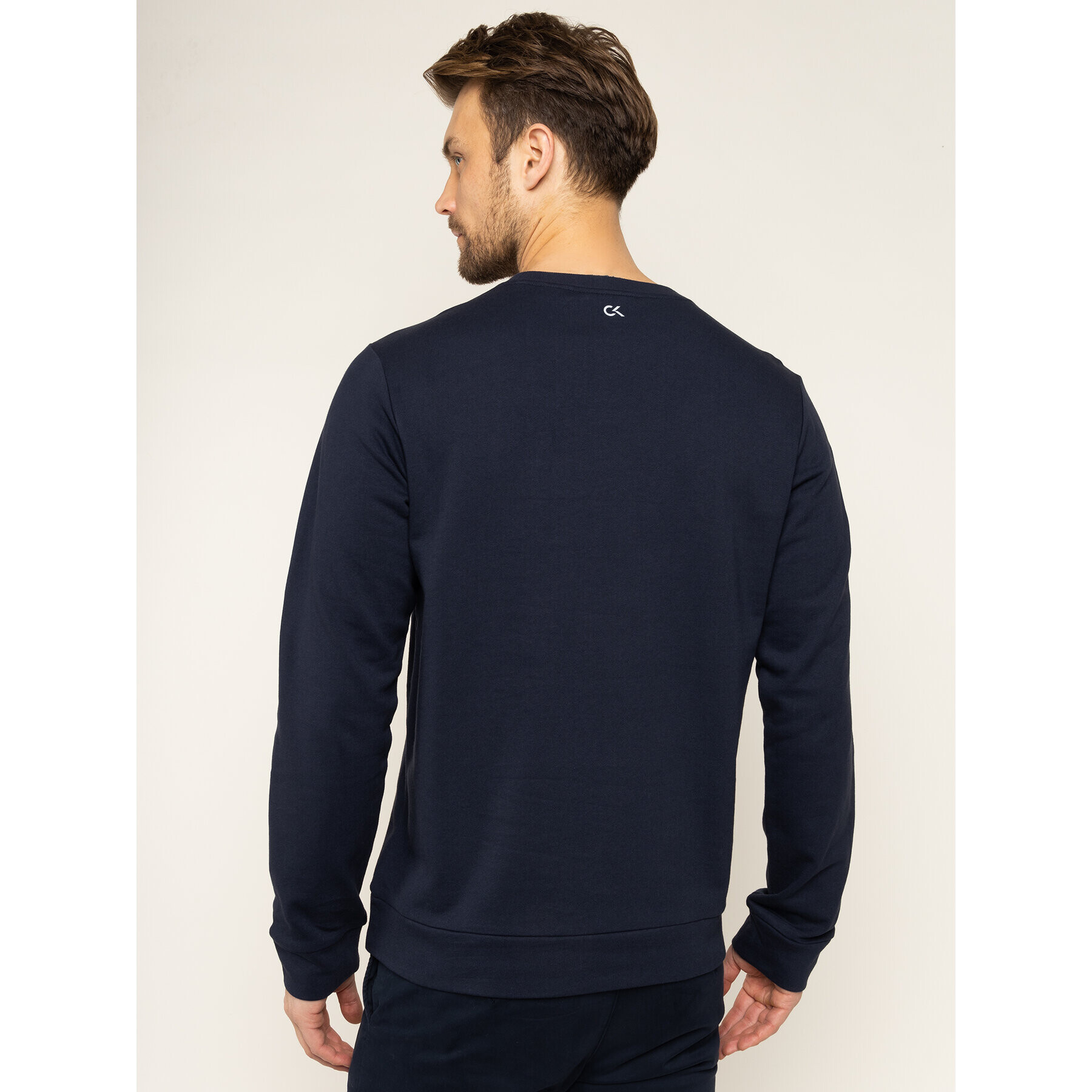 Calvin Klein Performance Jopa Pullover 00GMS0W367 Mornarsko modra Regular Fit - Pepit.si