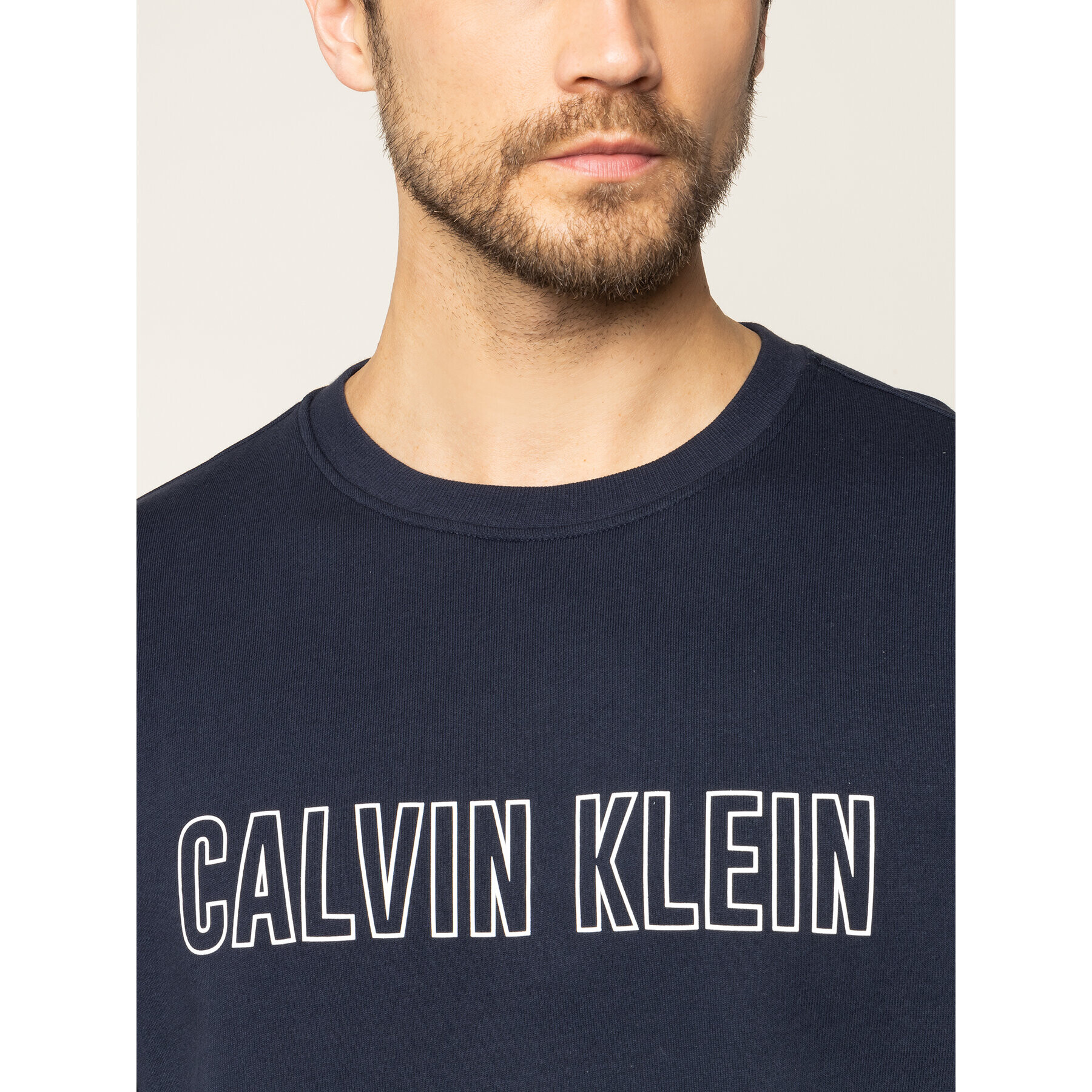 Calvin Klein Performance Jopa Pullover 00GMS0W367 Mornarsko modra Regular Fit - Pepit.si