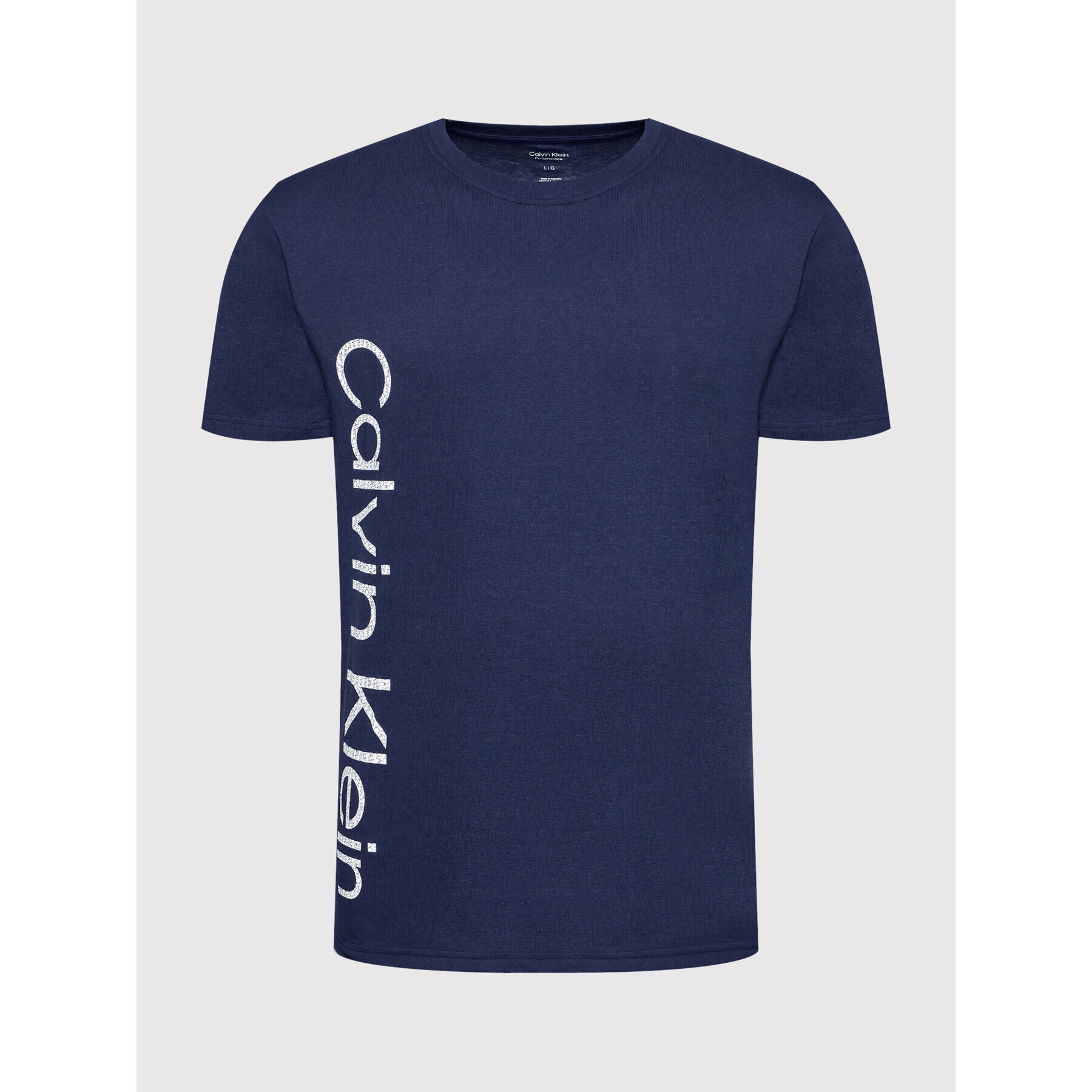 Calvin Klein Performance Majica 00GMS2K124 Mornarsko modra Regular Fit - Pepit.si