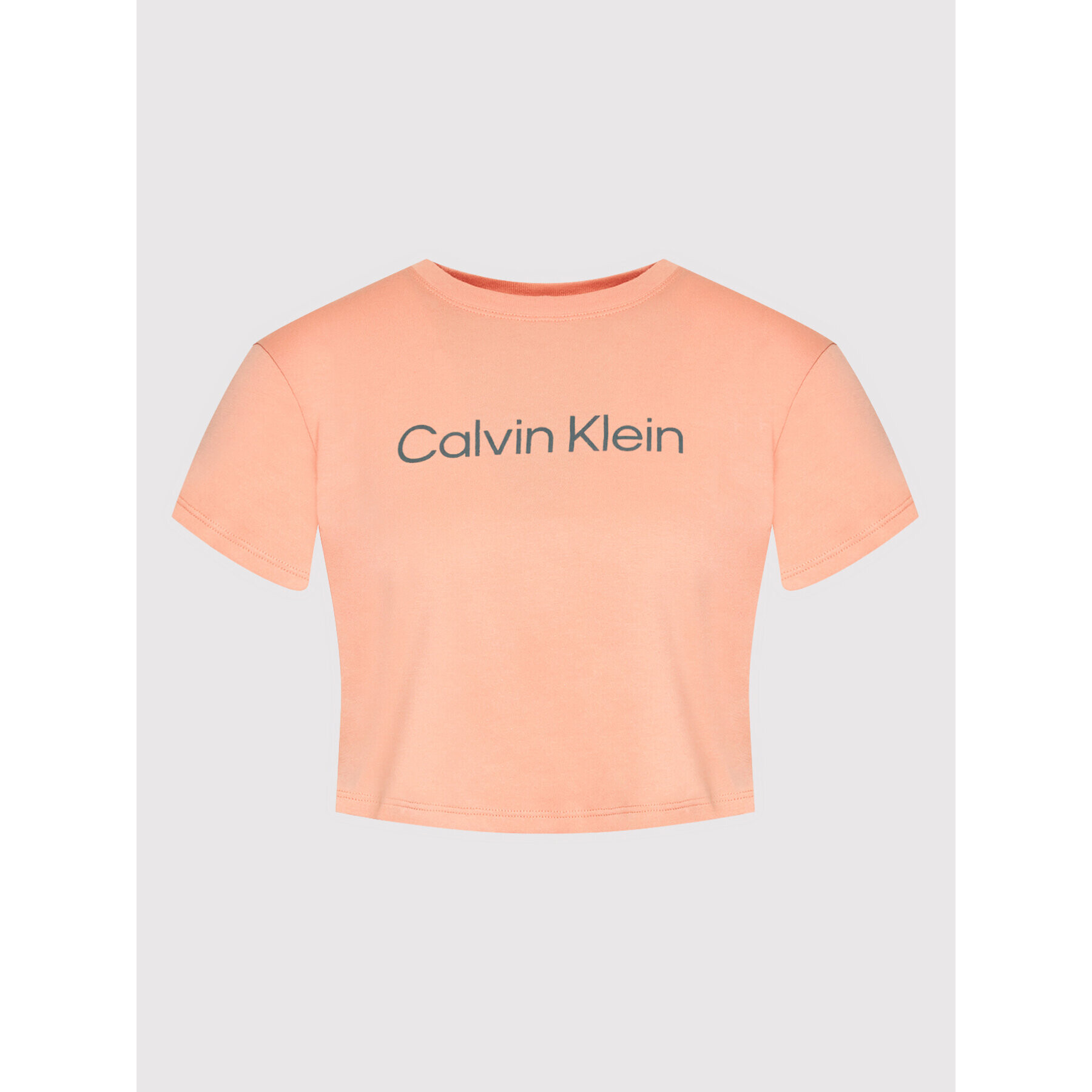 Calvin Klein Performance Majica 00GWS2K187 Oranžna Regular Fit - Pepit.si