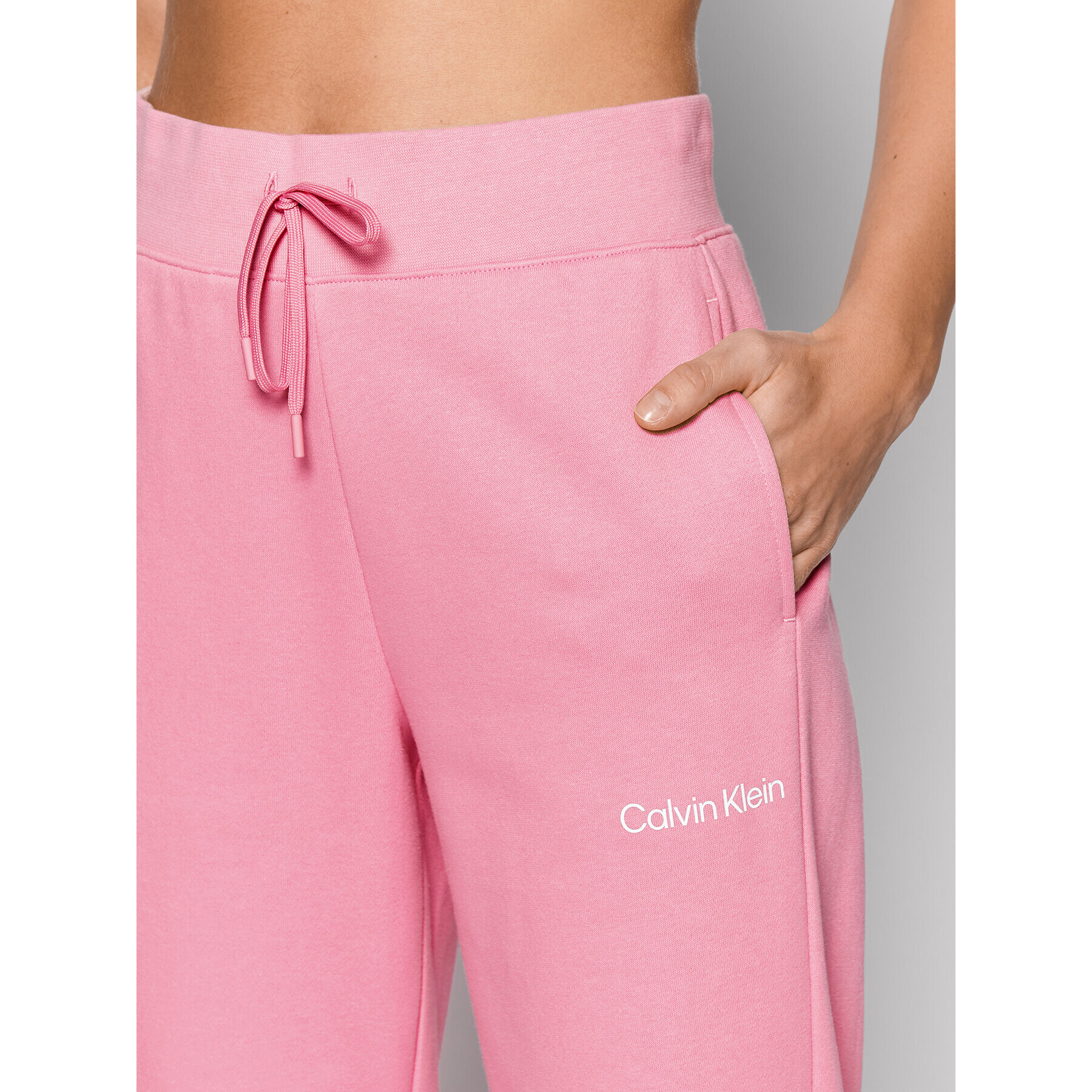 Calvin Klein Performance Spodnji del trenirke 00GWS2P608 Roza Regular Fit - Pepit.si