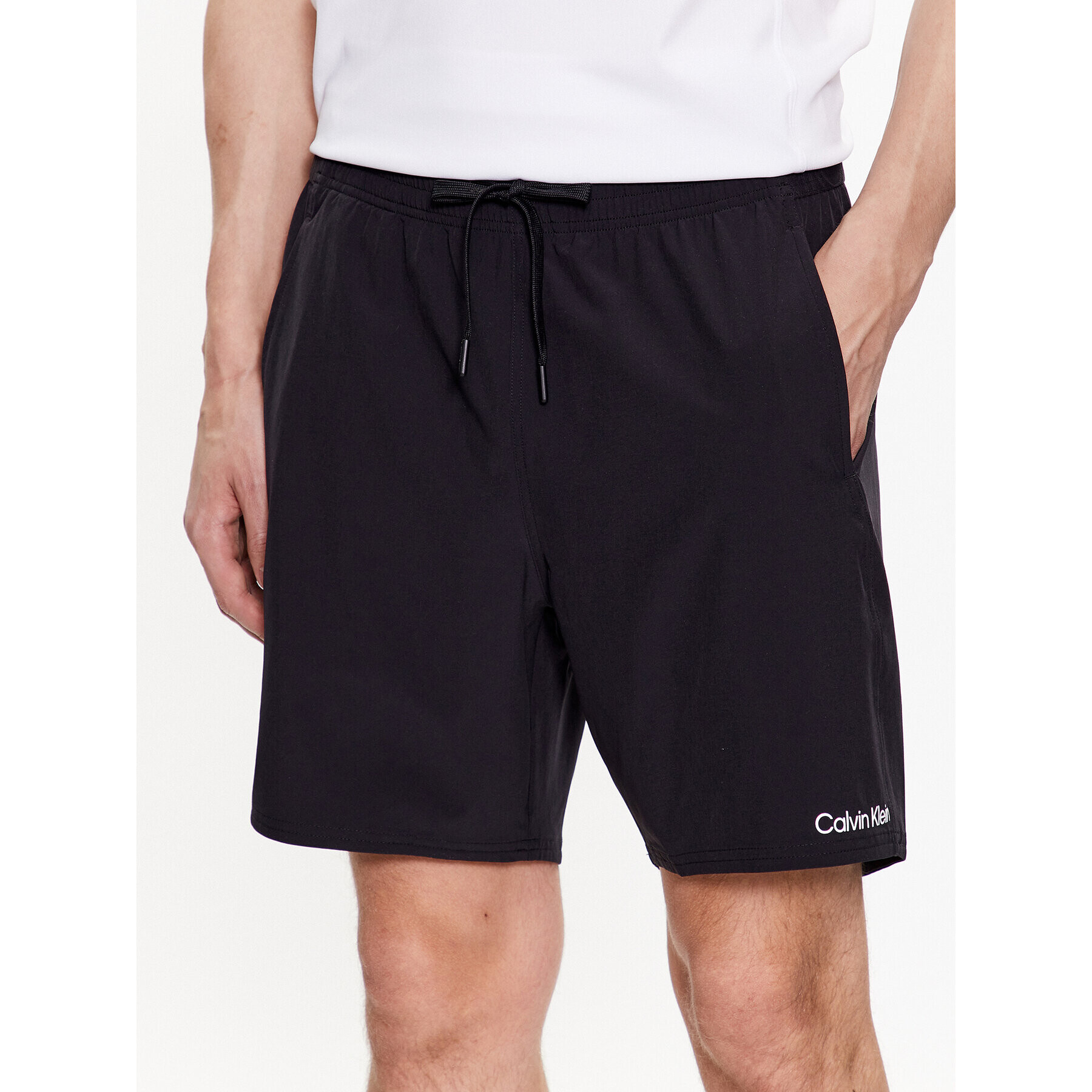 Calvin Klein Performance Športne kratke hlače 00GMS3S800 Črna Regular Fit - Pepit.si