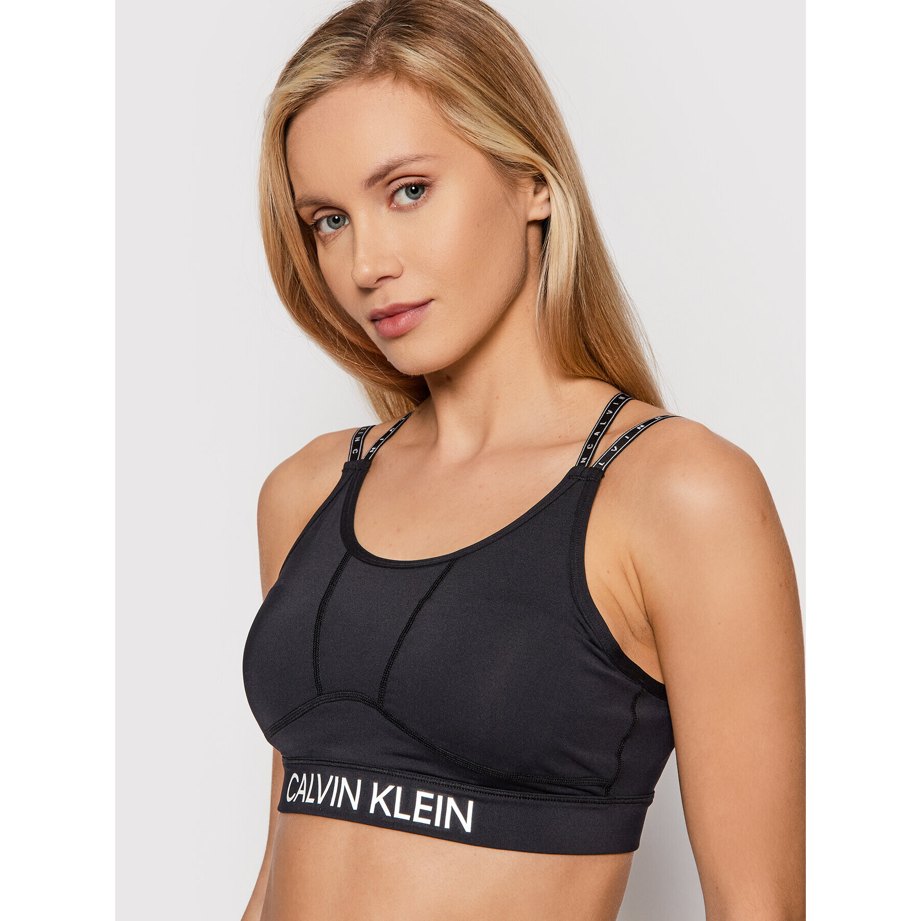 Calvin Klein Performance Špotni nedrček 00GWF1K137 Črna - Pepit.si