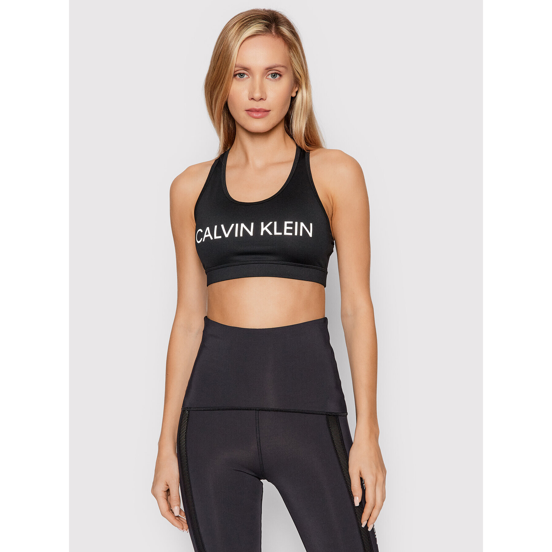 Calvin Klein Performance Špotni nedrček 00GWF1K138 Črna - Pepit.si