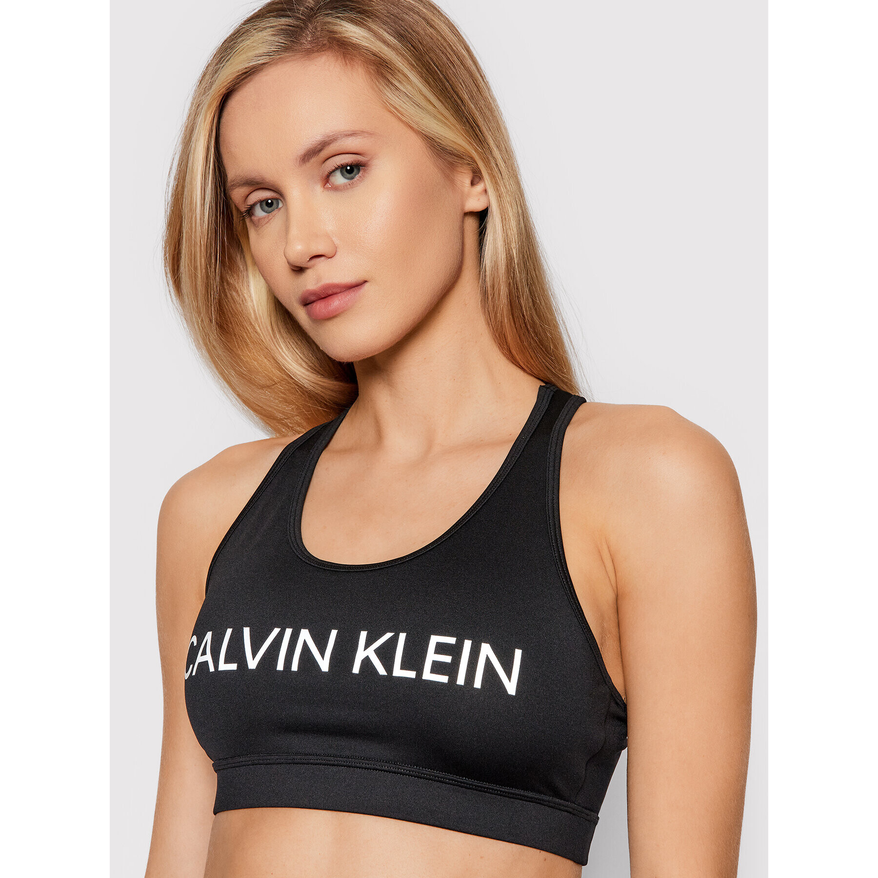 Calvin Klein Performance Špotni nedrček 00GWF1K138 Črna - Pepit.si