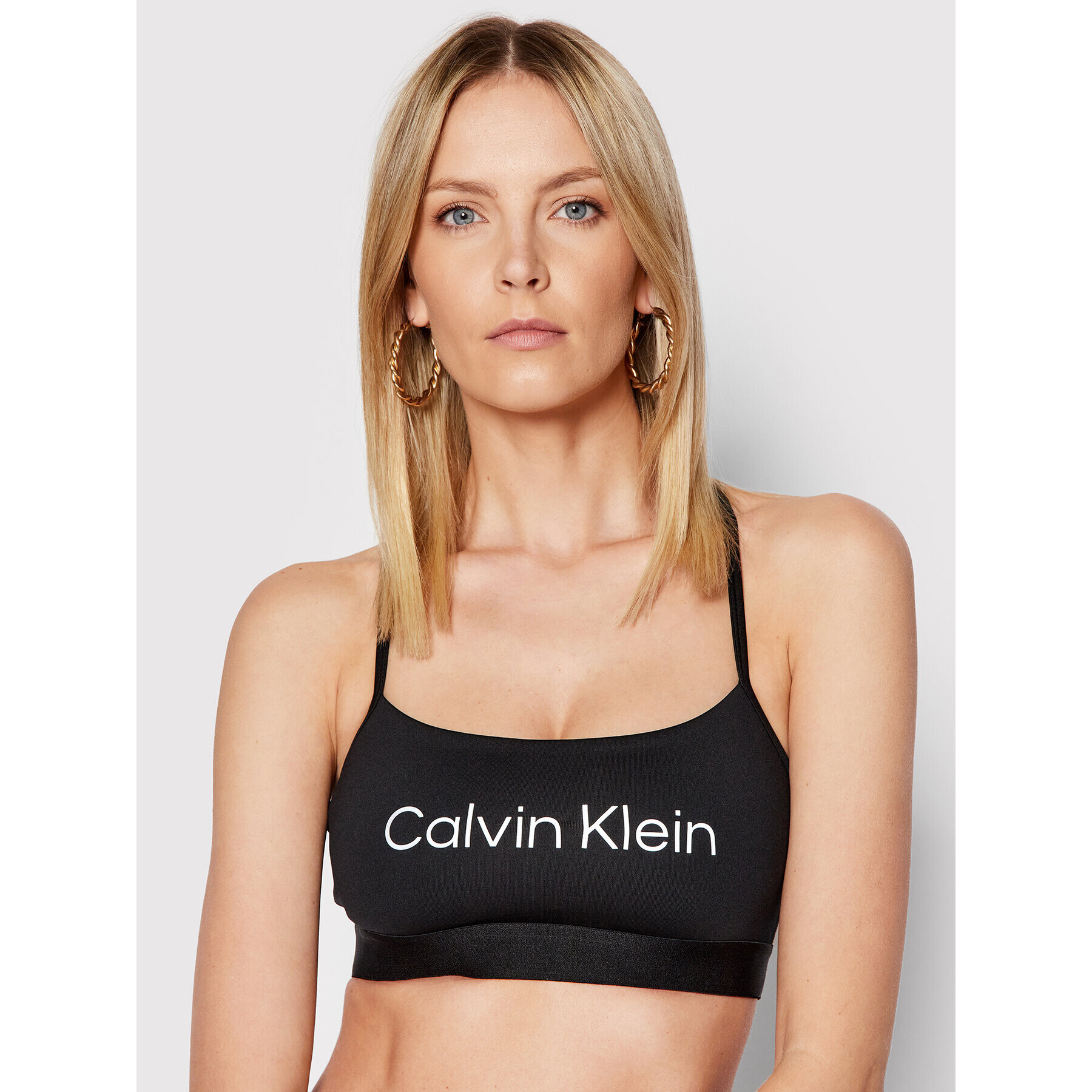 Calvin Klein Performance Špotni nedrček 00GWS2K152 Črna - Pepit.si