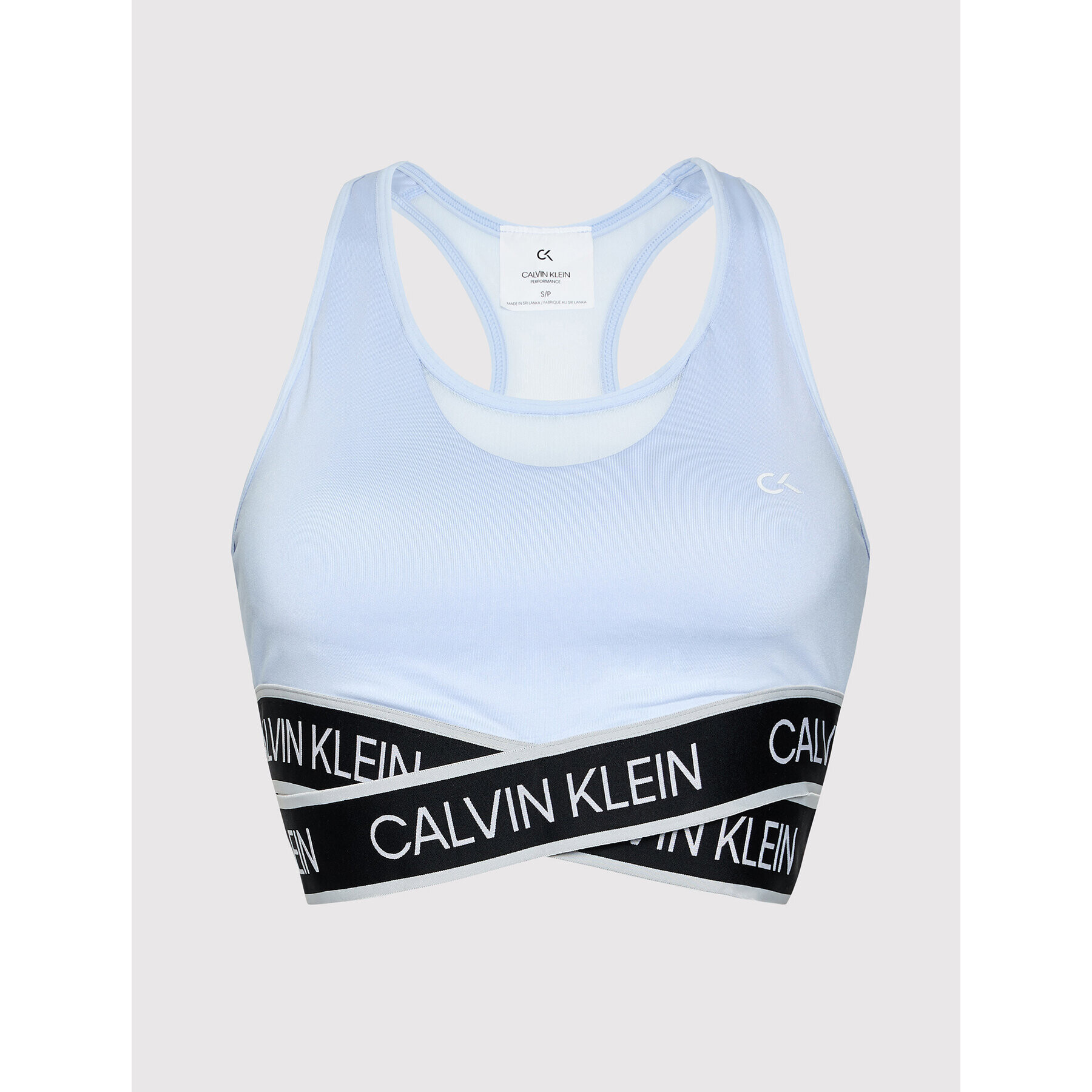 Calvin Klein Performance Špotni nedrček 00GWT1K137 Modra - Pepit.si