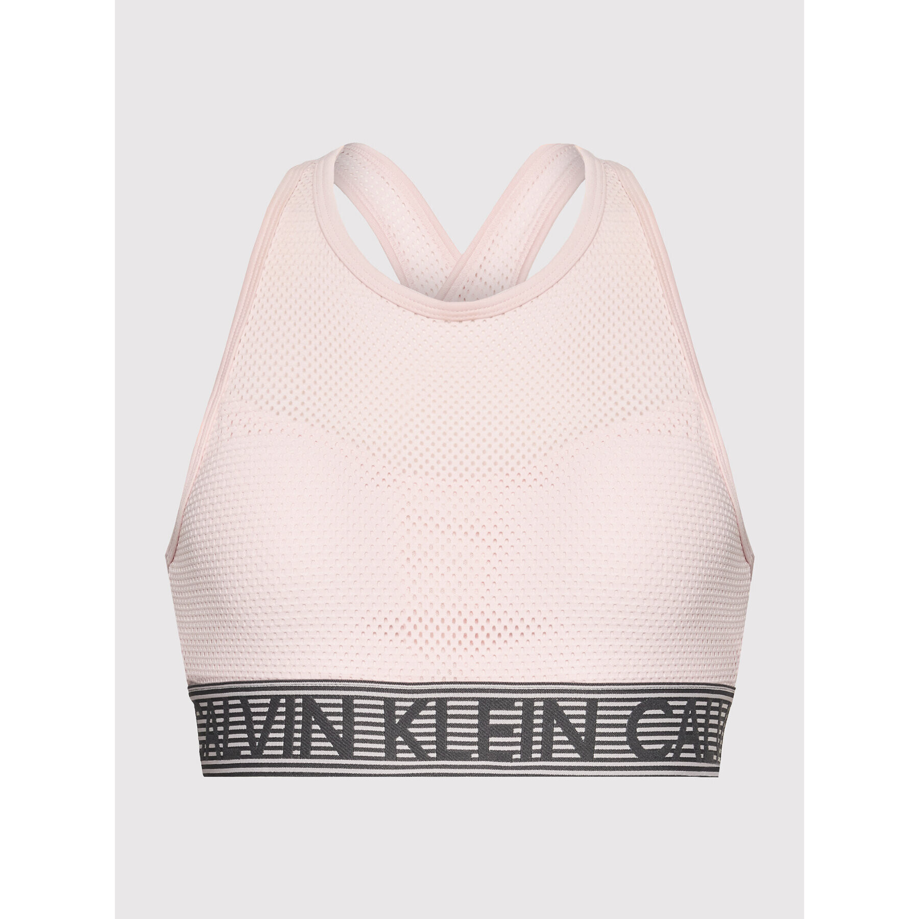 Calvin Klein Performance Špotni nedrček Medium Support Sports 00GWF1K108 Roza - Pepit.si