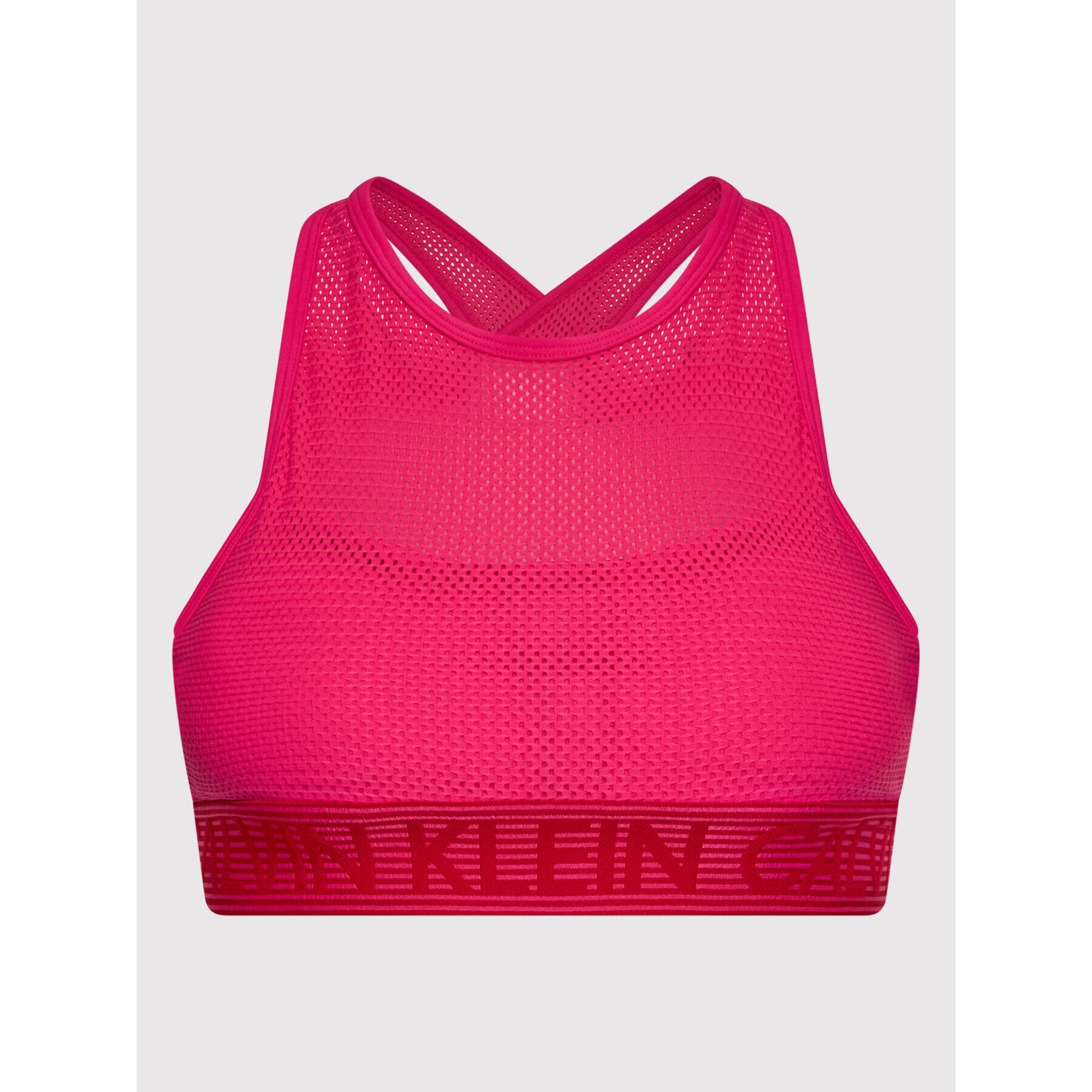 Calvin Klein Performance Špotni nedrček Medium Support Sports 00GWF1K108 Roza - Pepit.si