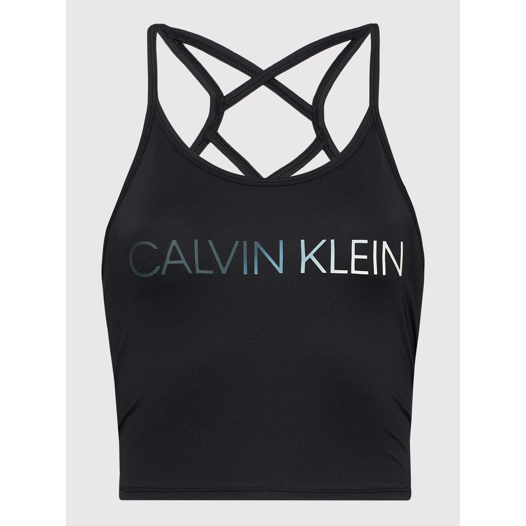 Calvin Klein Performance Top Cool Touch Thermos 00GWT1K176 Črna Slim Fit - Pepit.si