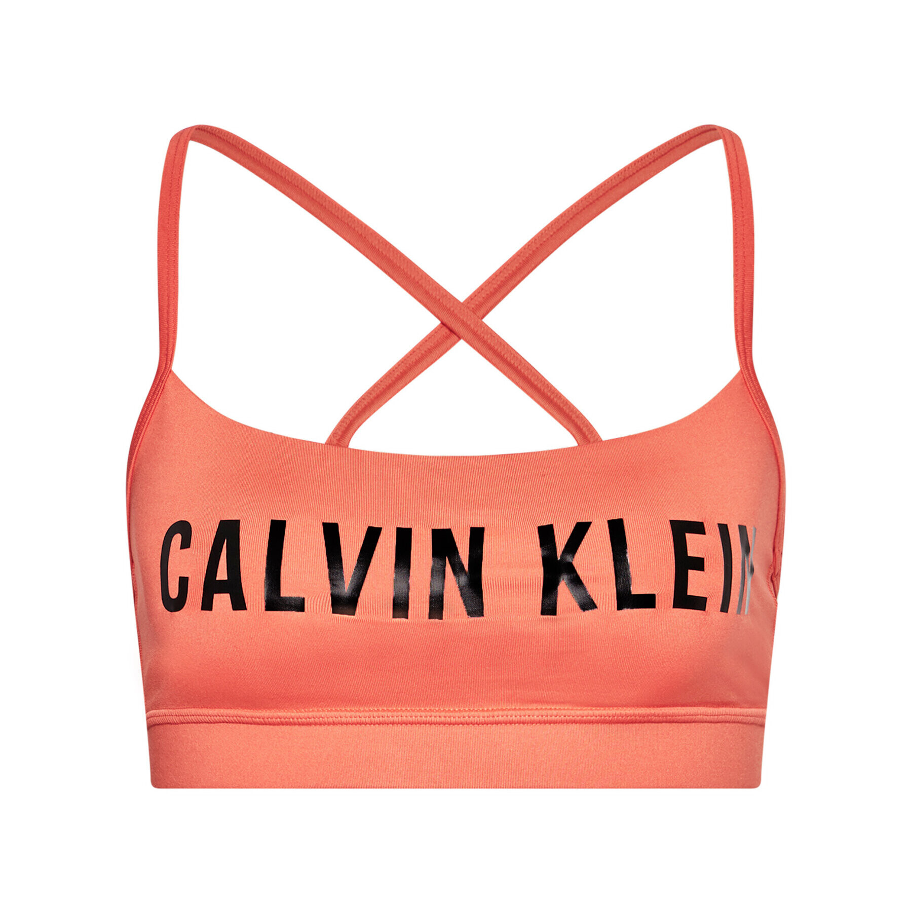 Calvin Klein Performance Top nedrček 00GWF0K155 Oranžna - Pepit.si