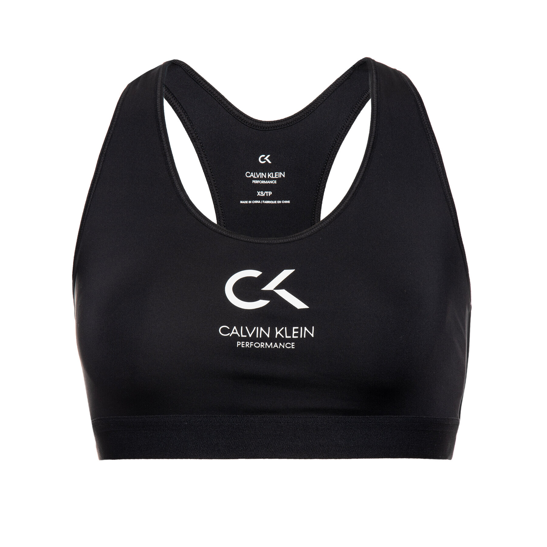 Calvin Klein Performance Top nedrček 00GWF8K152 Črna - Pepit.si