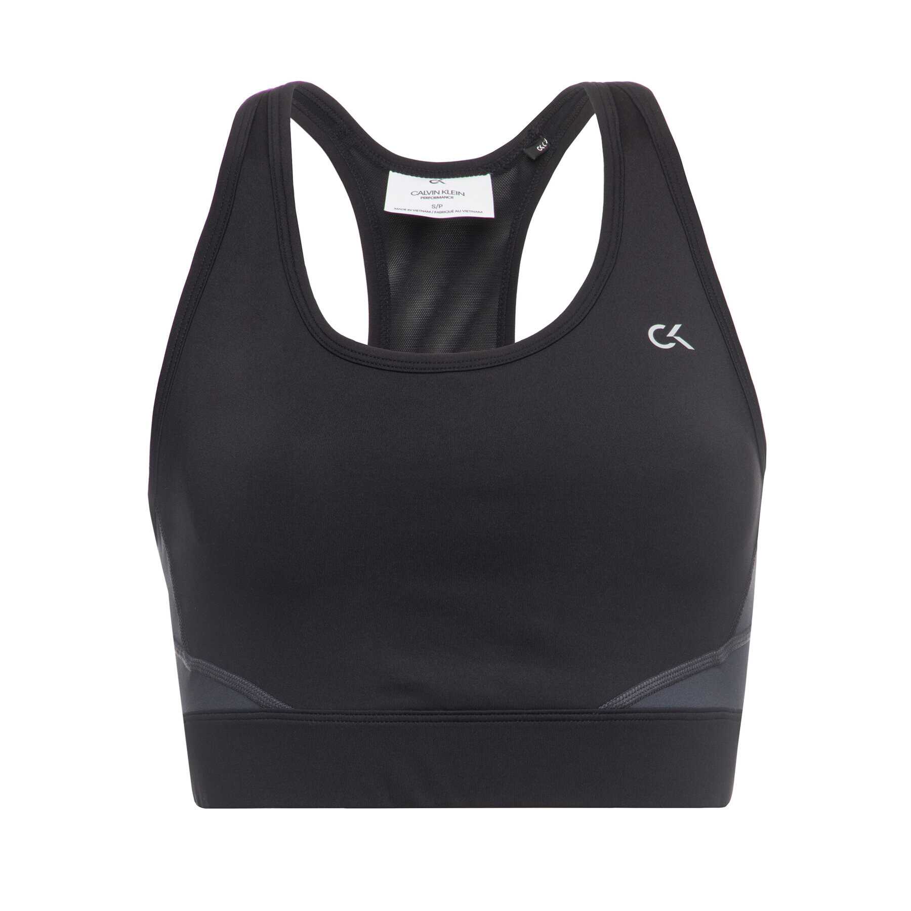 Calvin Klein Performance Top nedrček 00GWH9K111 Črna - Pepit.si