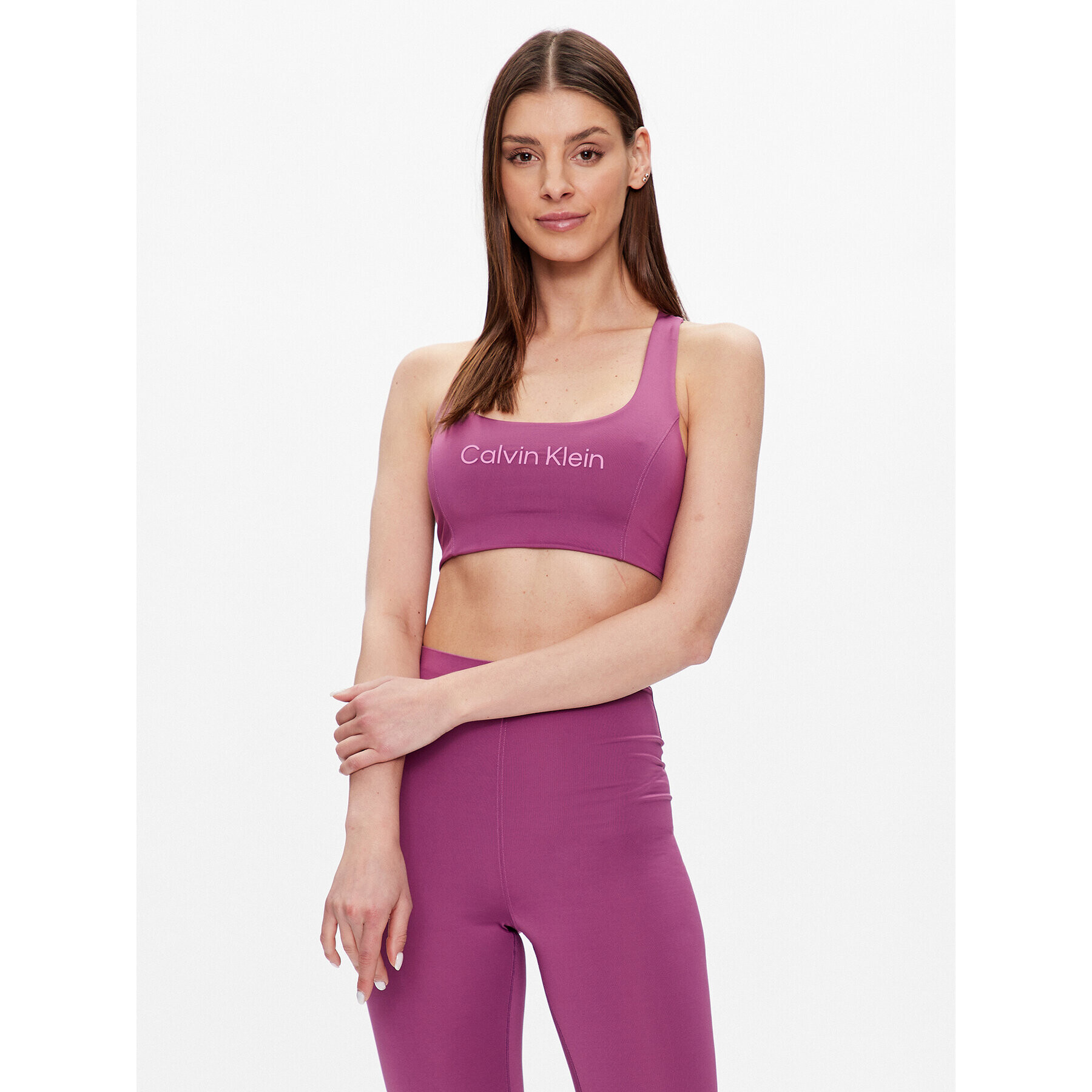 Calvin Klein Performance Top nedrček 00GWS3K119 Vijolična - Pepit.si