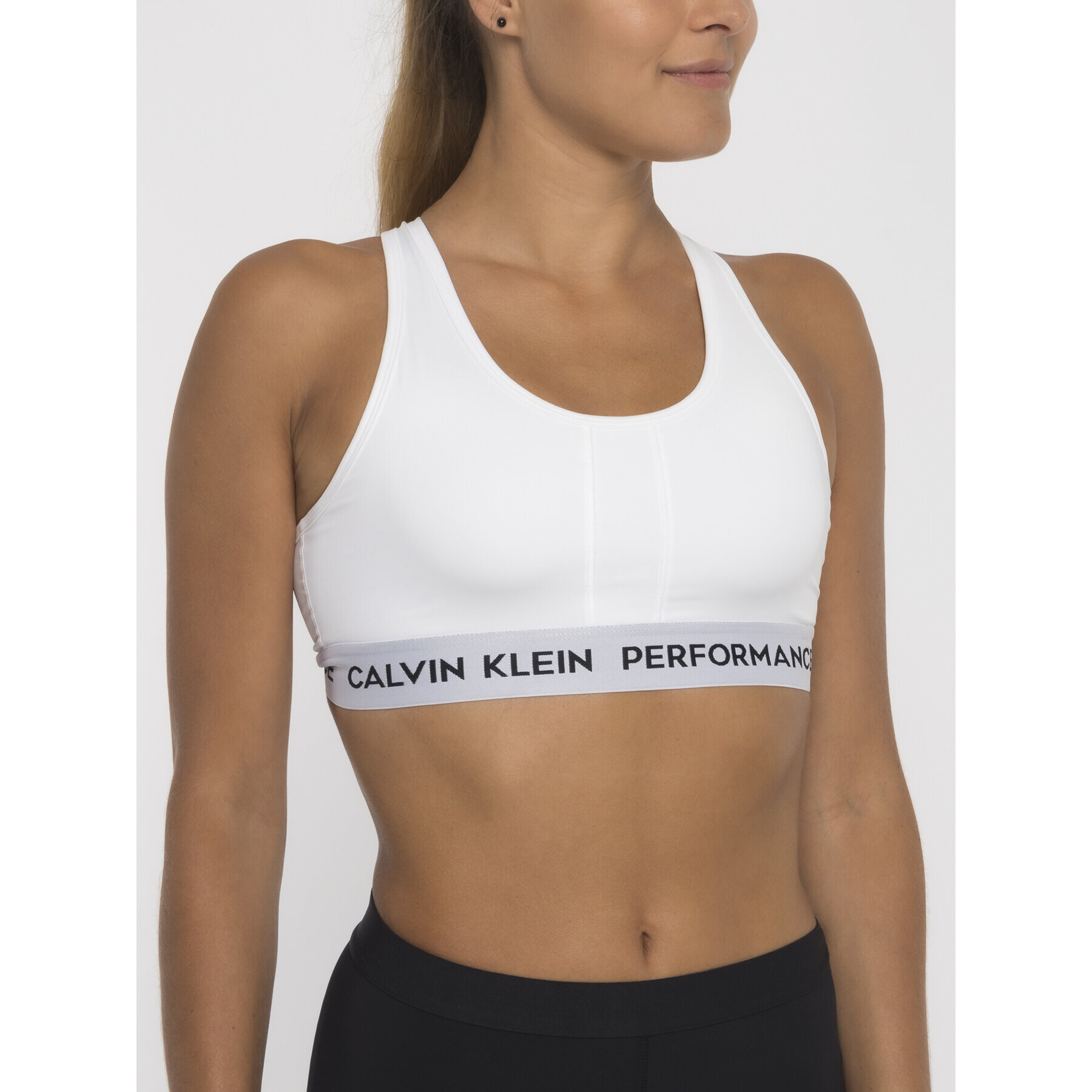 Calvin Klein Performance Top nedrček 00GWS8K116 Bela - Pepit.si