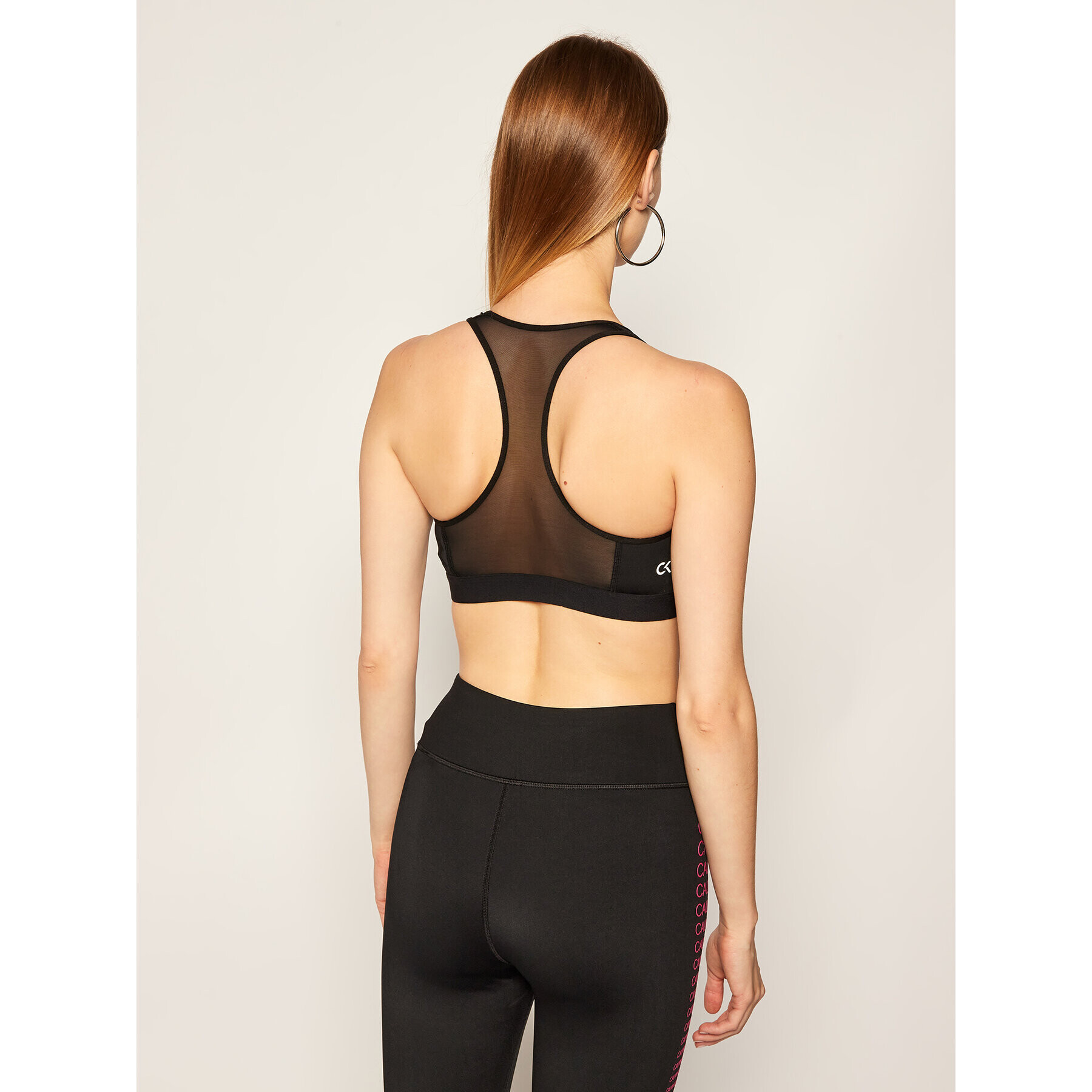 Calvin Klein Performance Top nedrček Medium Support 00GWT0K118 Črna - Pepit.si