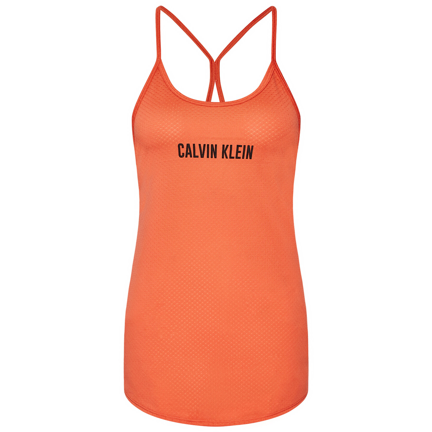 Calvin Klein Performance Top Wo 00GWS1K198 Oranžna Regular Fit - Pepit.si