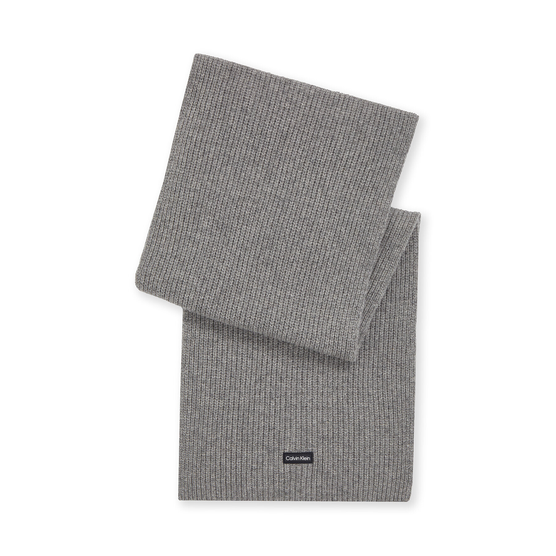 Calvin Klein Šal Daddy Wool Knit Scarf K50K510995 Siva - Pepit.si