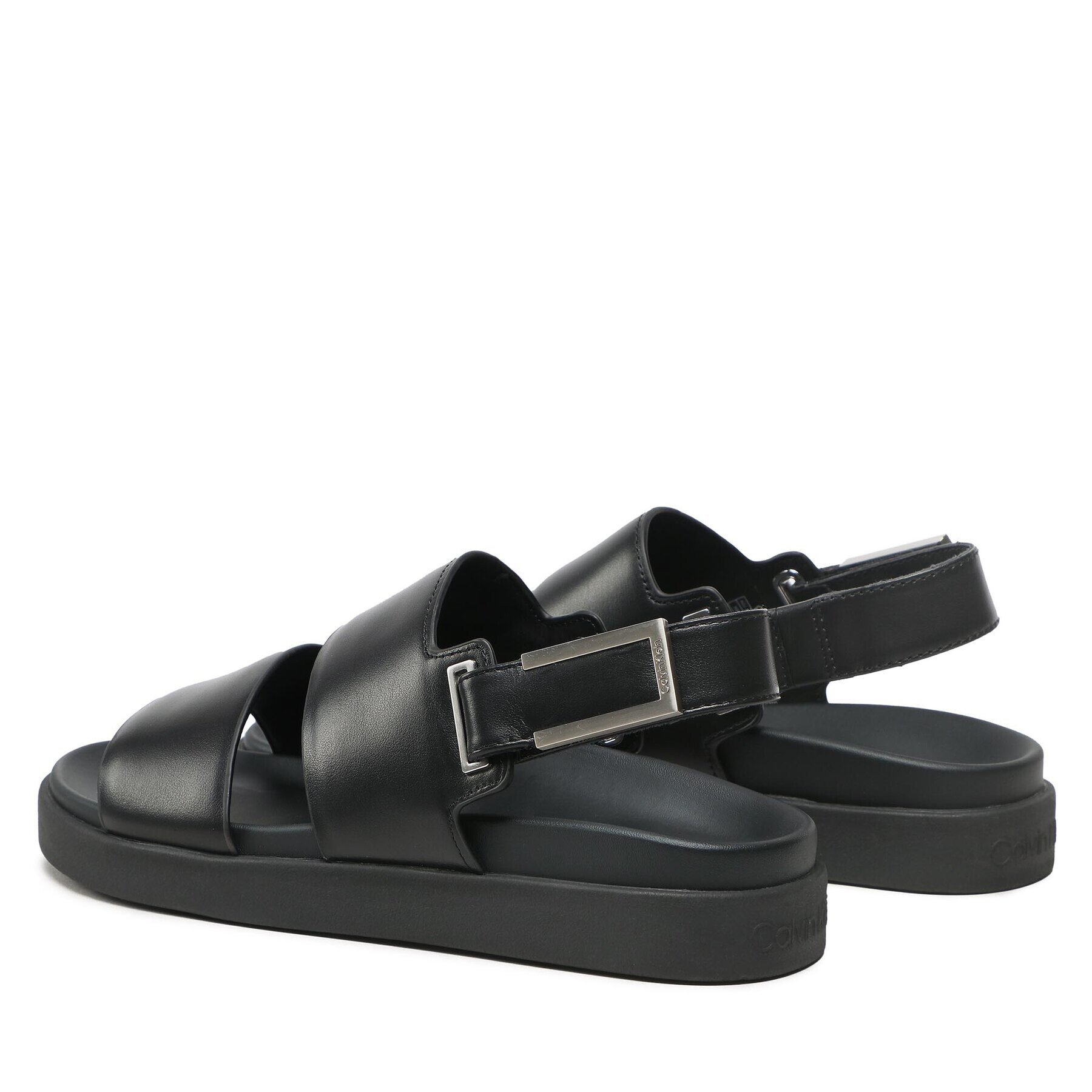 Calvin Klein Sandali Adj Sandal W/Hw HW0HW01479 Črna - Pepit.si