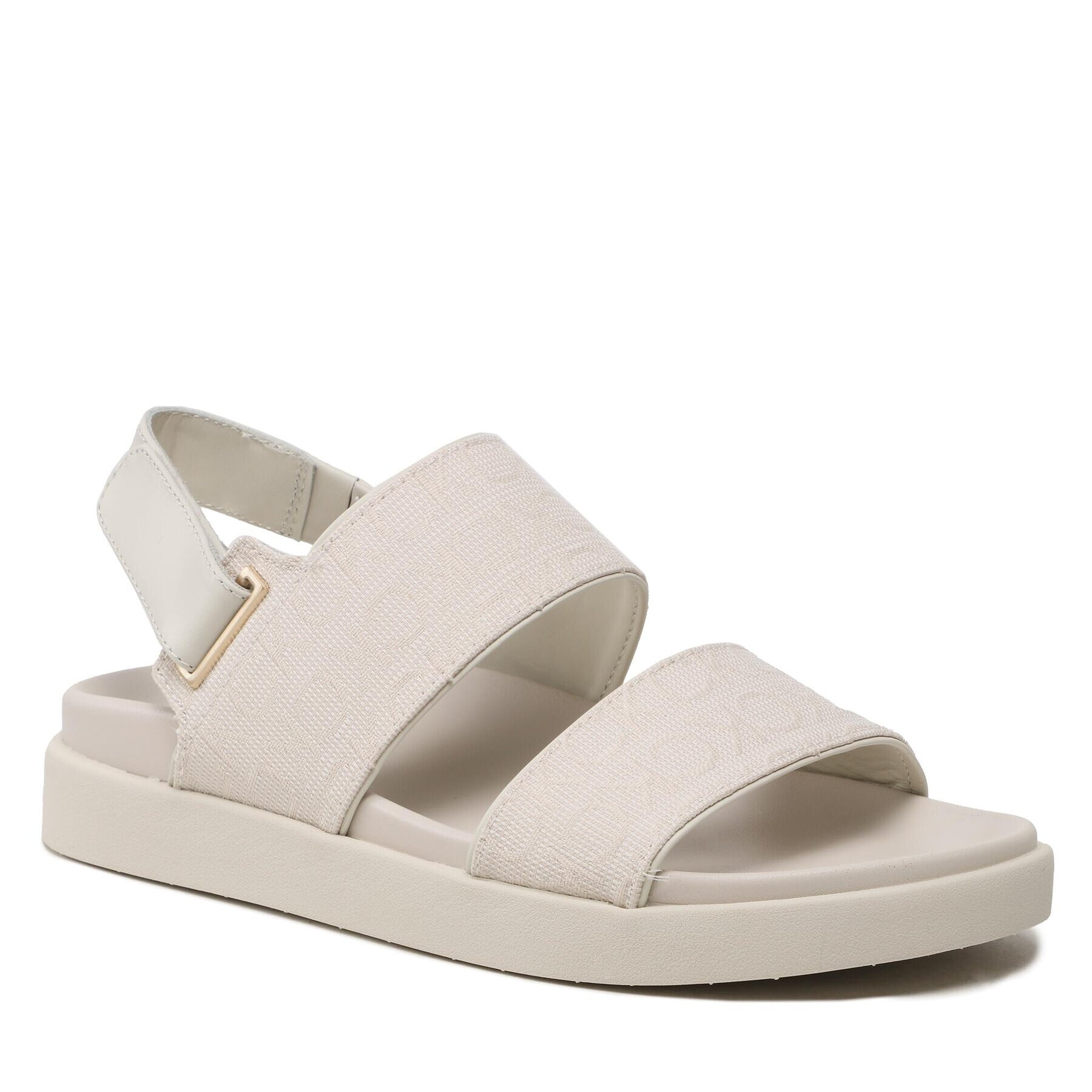 Calvin Klein Sandali Adj Sandal W/Hw-Jq HW0HW01491 Bež - Pepit.si