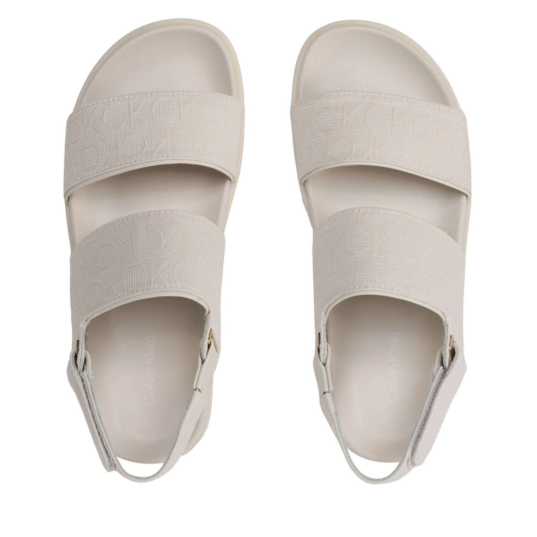 Calvin Klein Sandali Adj Sandal W/Hw-Jq HW0HW01491 Bež - Pepit.si