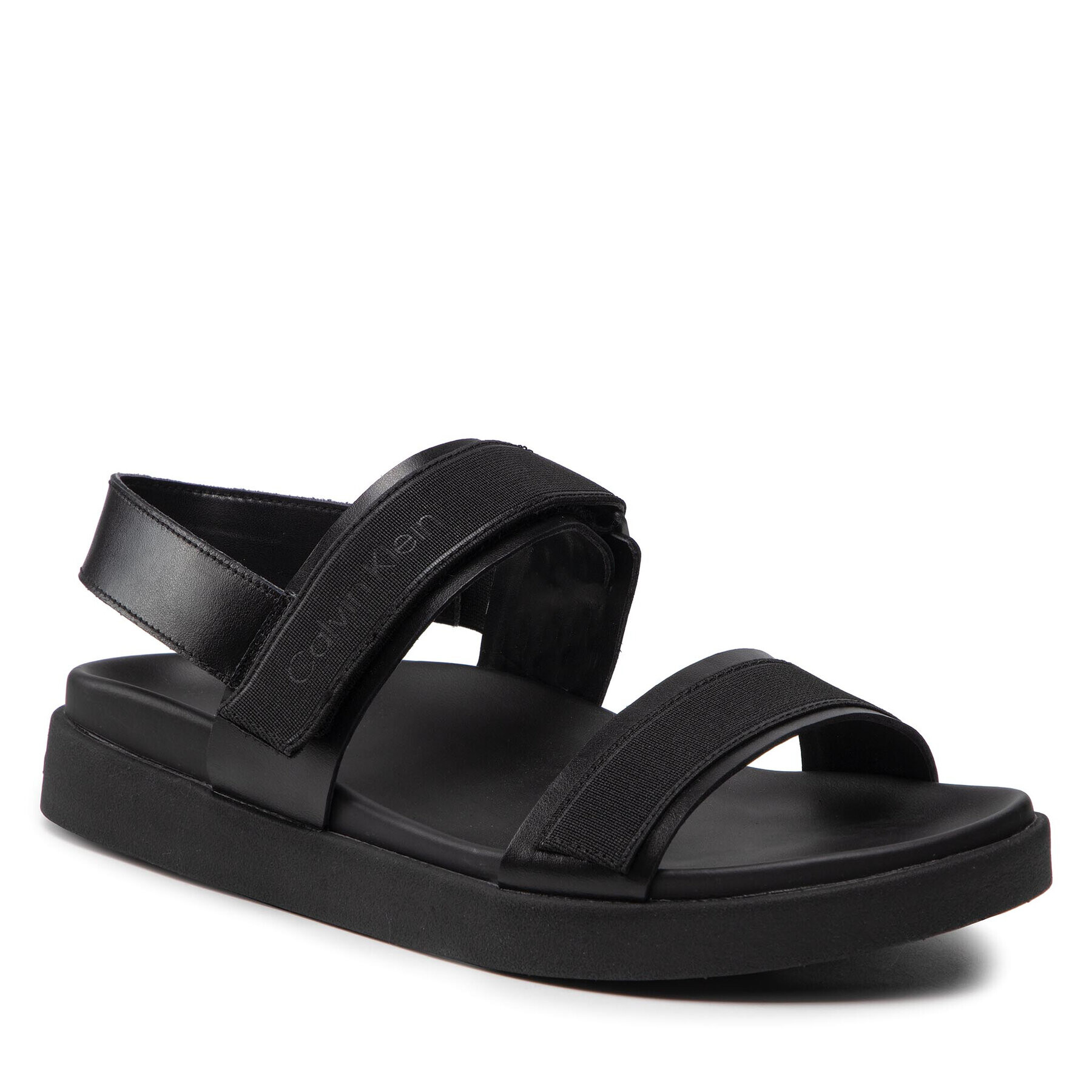 Calvin Klein Sandali Back Strap Sandal Wb HM0HM00466 Črna - Pepit.si