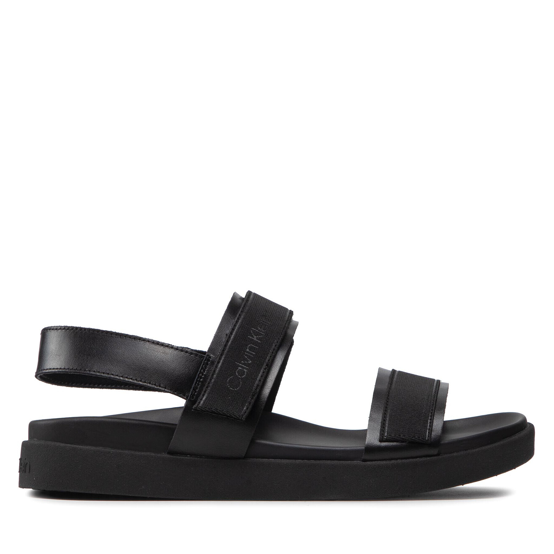 Calvin Klein Sandali Back Strap Sandal Wb HM0HM00466 Črna - Pepit.si