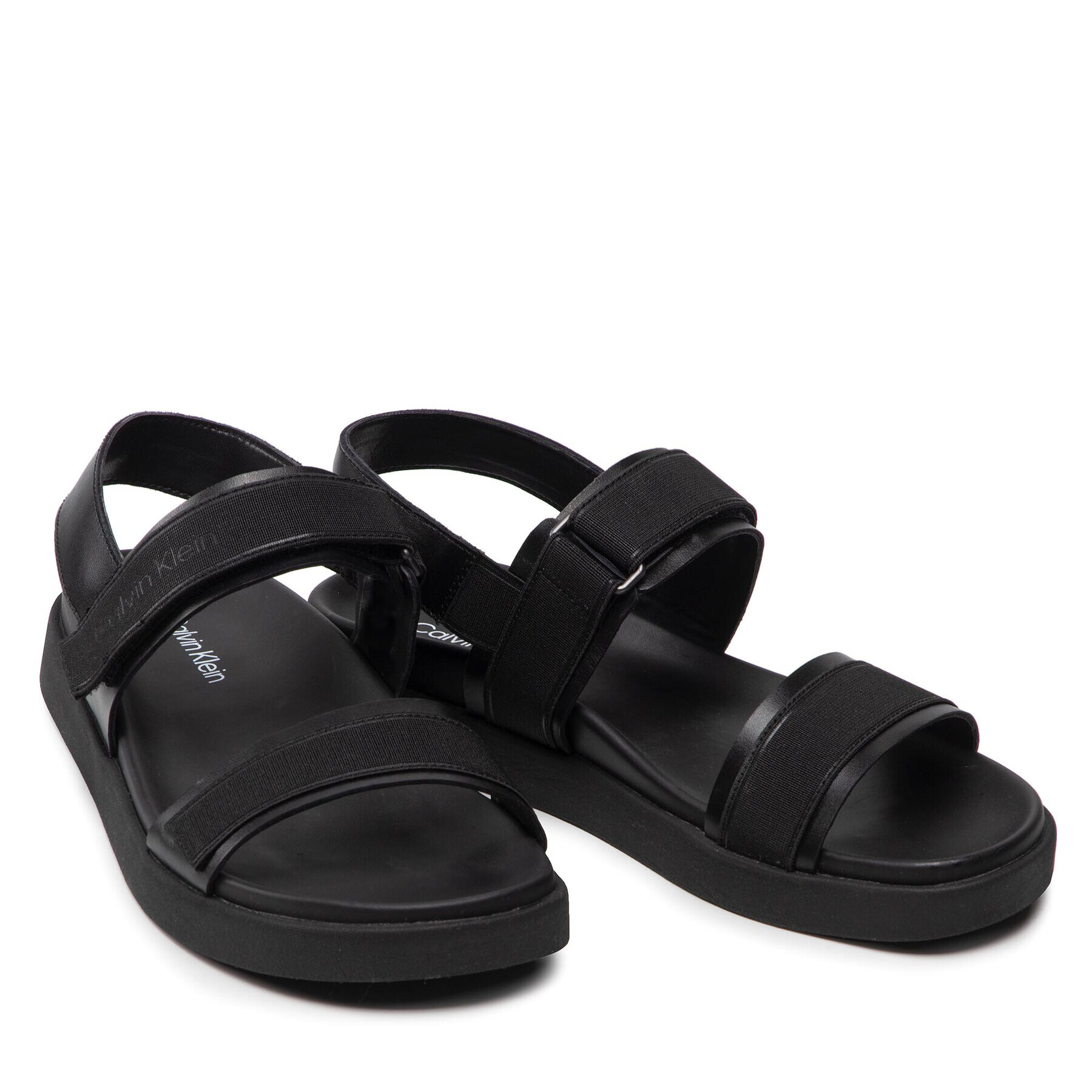 Calvin Klein Sandali Back Strap Sandal Wb HM0HM00466 Črna - Pepit.si