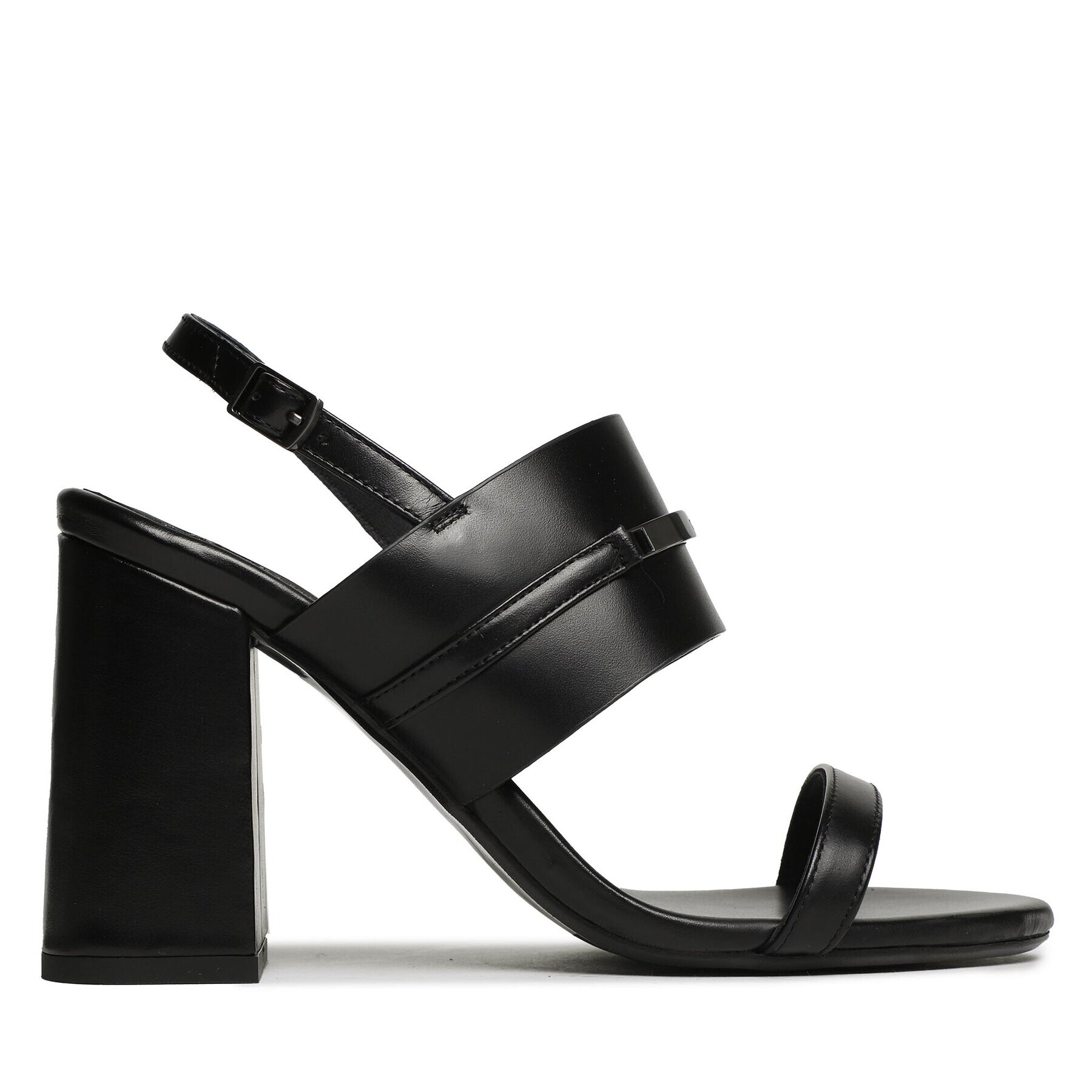 Calvin Klein Sandali Block Hl Sandal HW0HW01612 Črna - Pepit.si